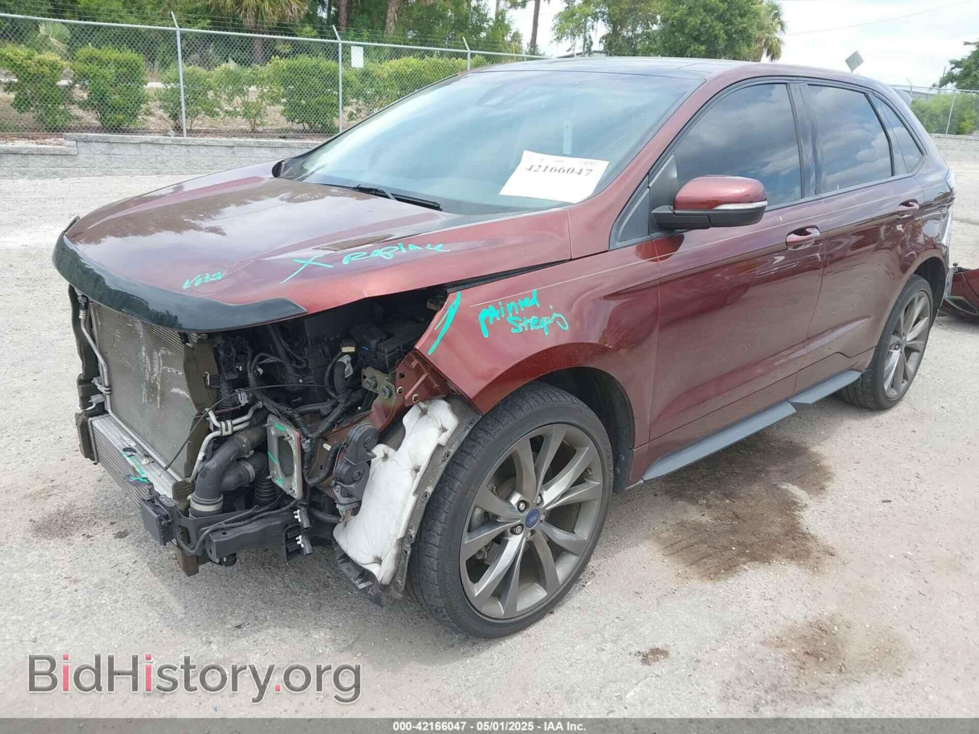 2016 FORD EDGE - VIN: 2FMPK4AP1GBC63551 - Фото 2