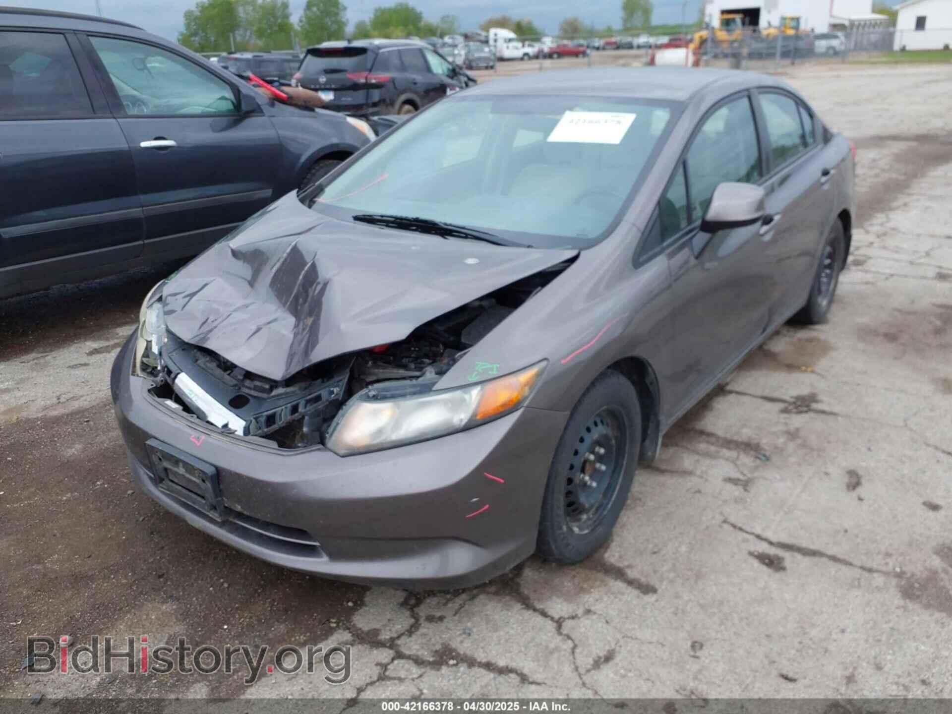 2012 HONDA CIVIC - VIN: 19XFB2F50CE030694 - Фото 2