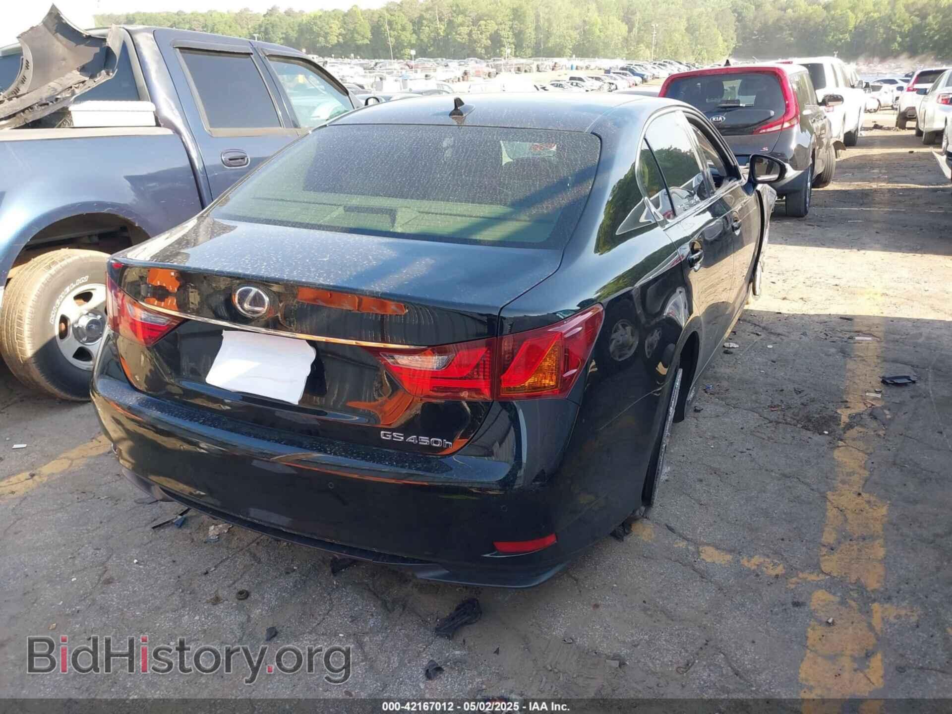 2014 LEXUS GS 450H - VIN: JTHBS1BL4E5006974 - Фото 4