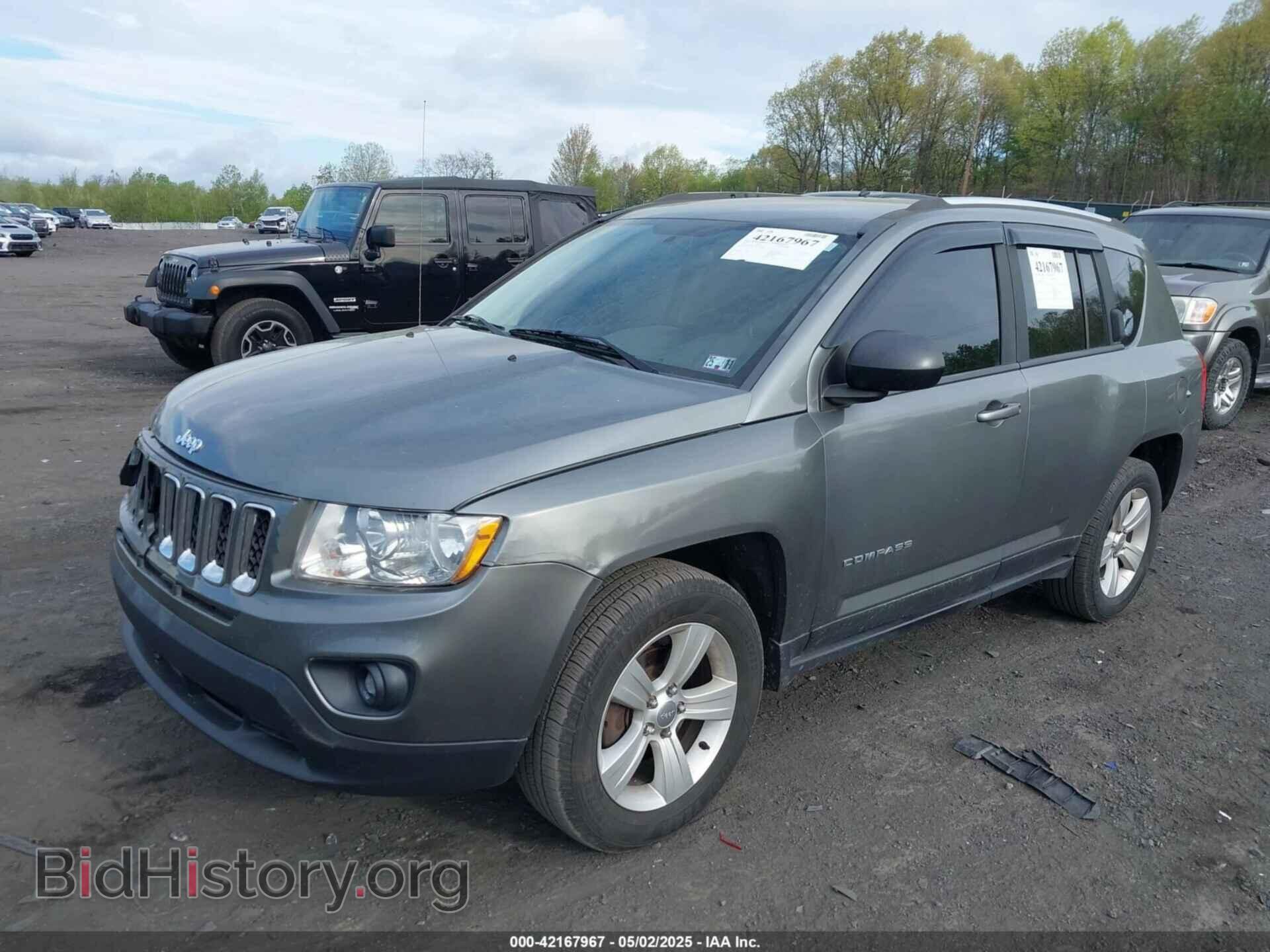 2012 JEEP COMPASS - VIN: 1C4NJDEBXCD629556 - Фото 2