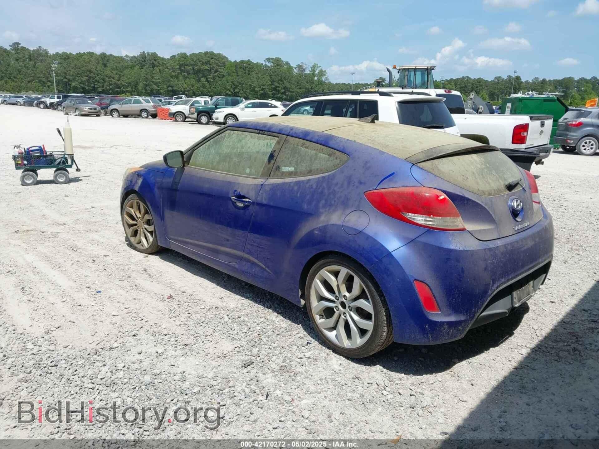 2012 HYUNDAI VELOSTER - VIN: KMHTC6AD7CU050444 - Фото 3