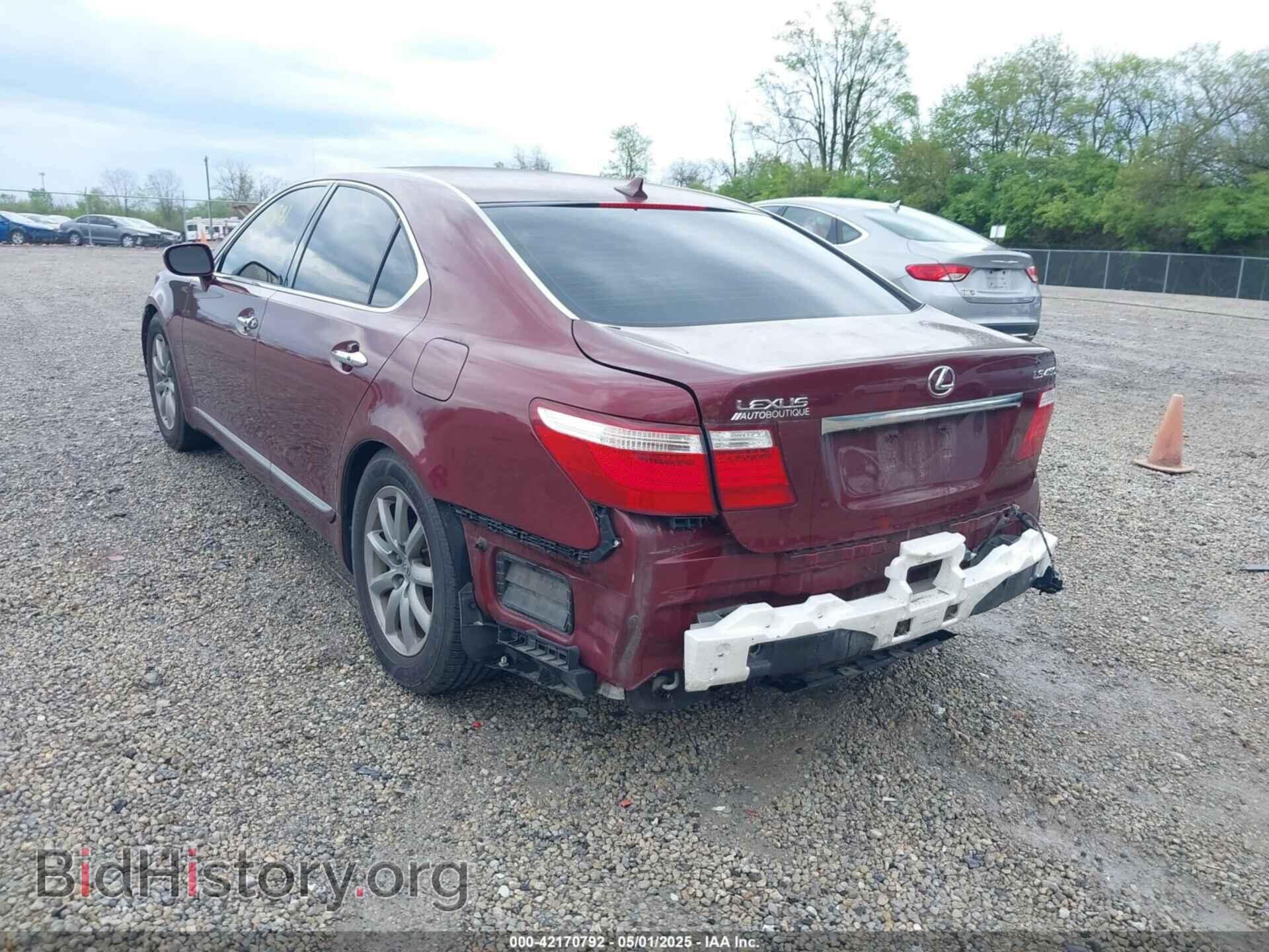 2007 LEXUS LS 460 - VIN: JTHBL46F775003346 - Фото 3