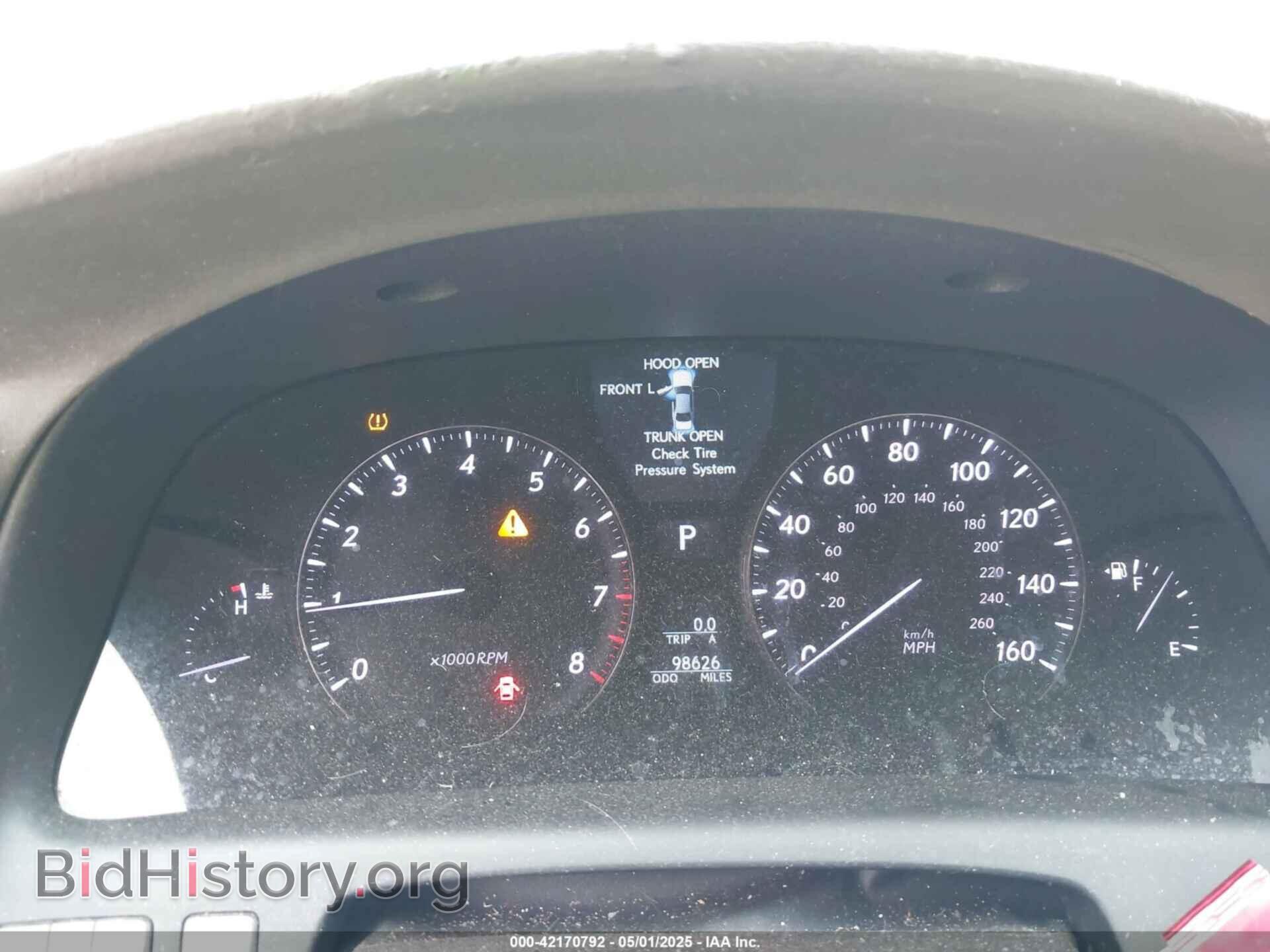 2007 LEXUS LS 460 - VIN: JTHBL46F775003346 - Фото 7