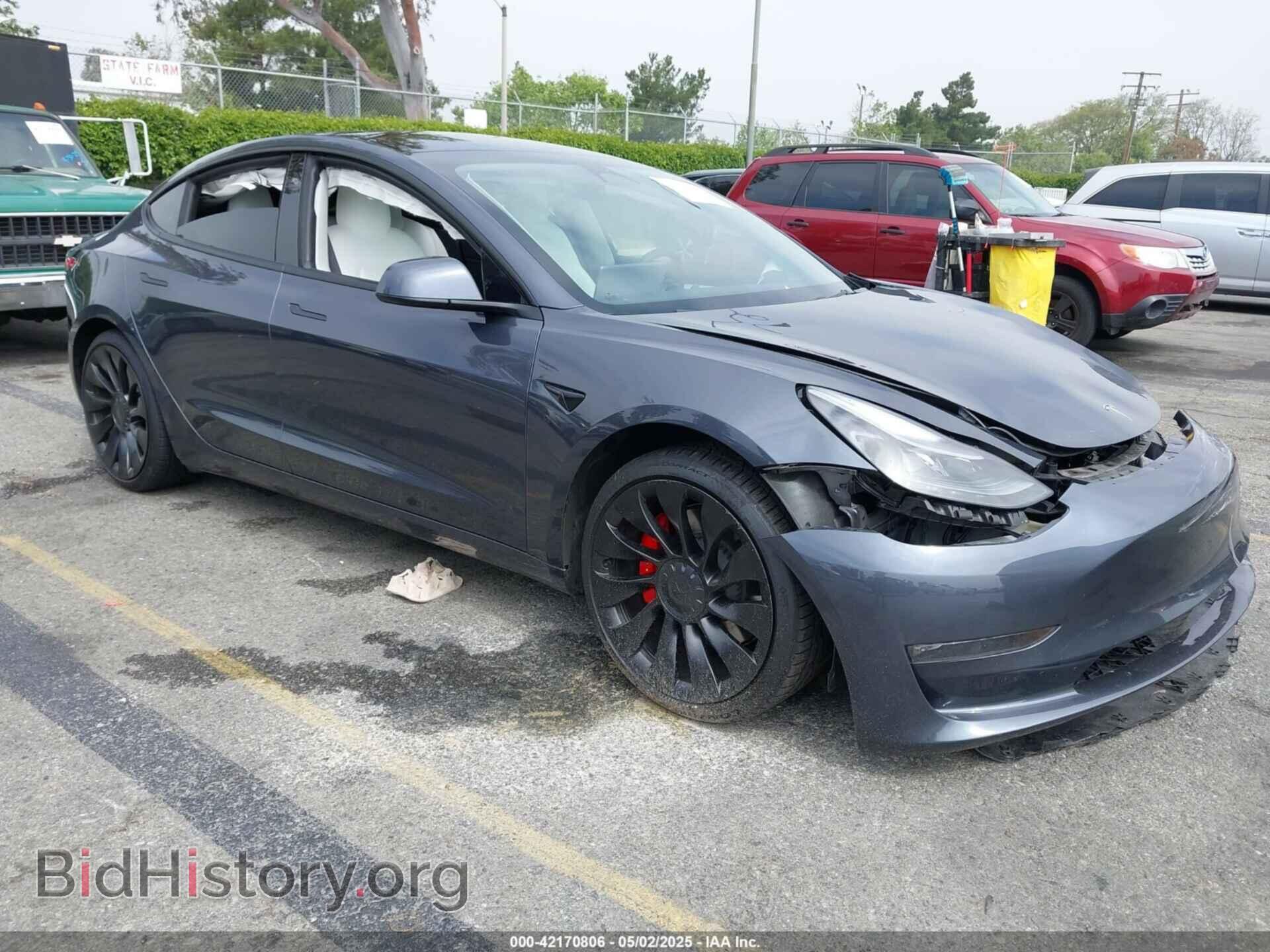 Фотография 5YJ3E1EC7PF420907 - TESLA MODEL 3 2023
