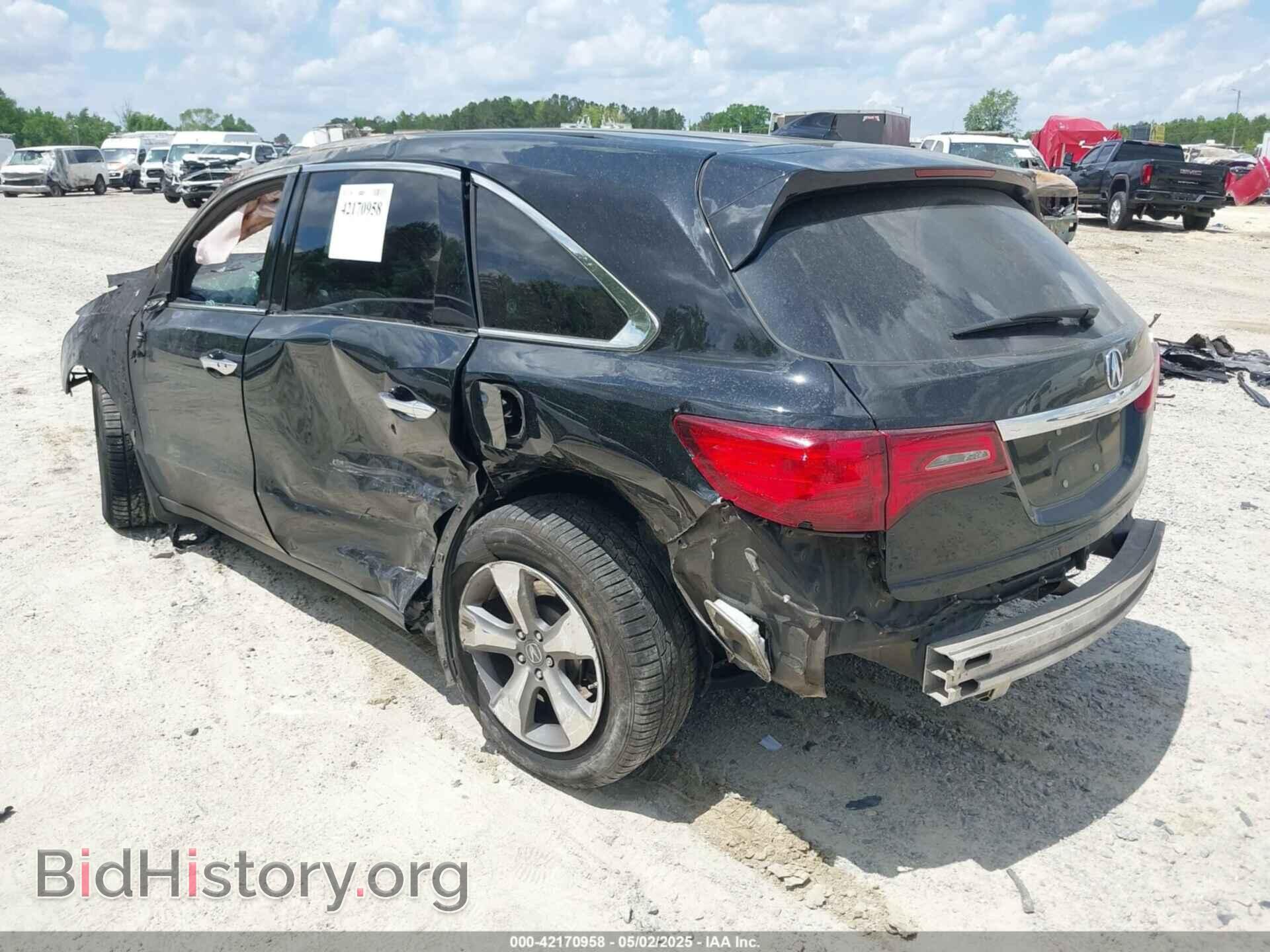 2014 ACURA MDX - VIN: 5FRYD3H21EB012910 - Фото 3
