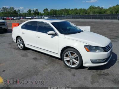 2014 Volkswagen PASSAT 1.8T SEL Premium, белый — VIN 1VWCT7A36EC101150, IAAI