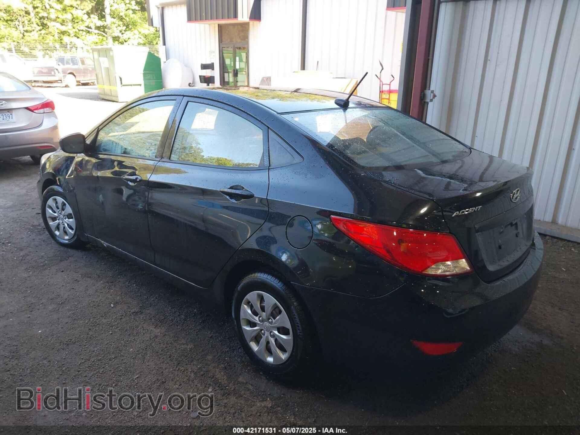 2016 HYUNDAI ACCENT - VIN: KMHCT4AE0GU027607 - Фото 3