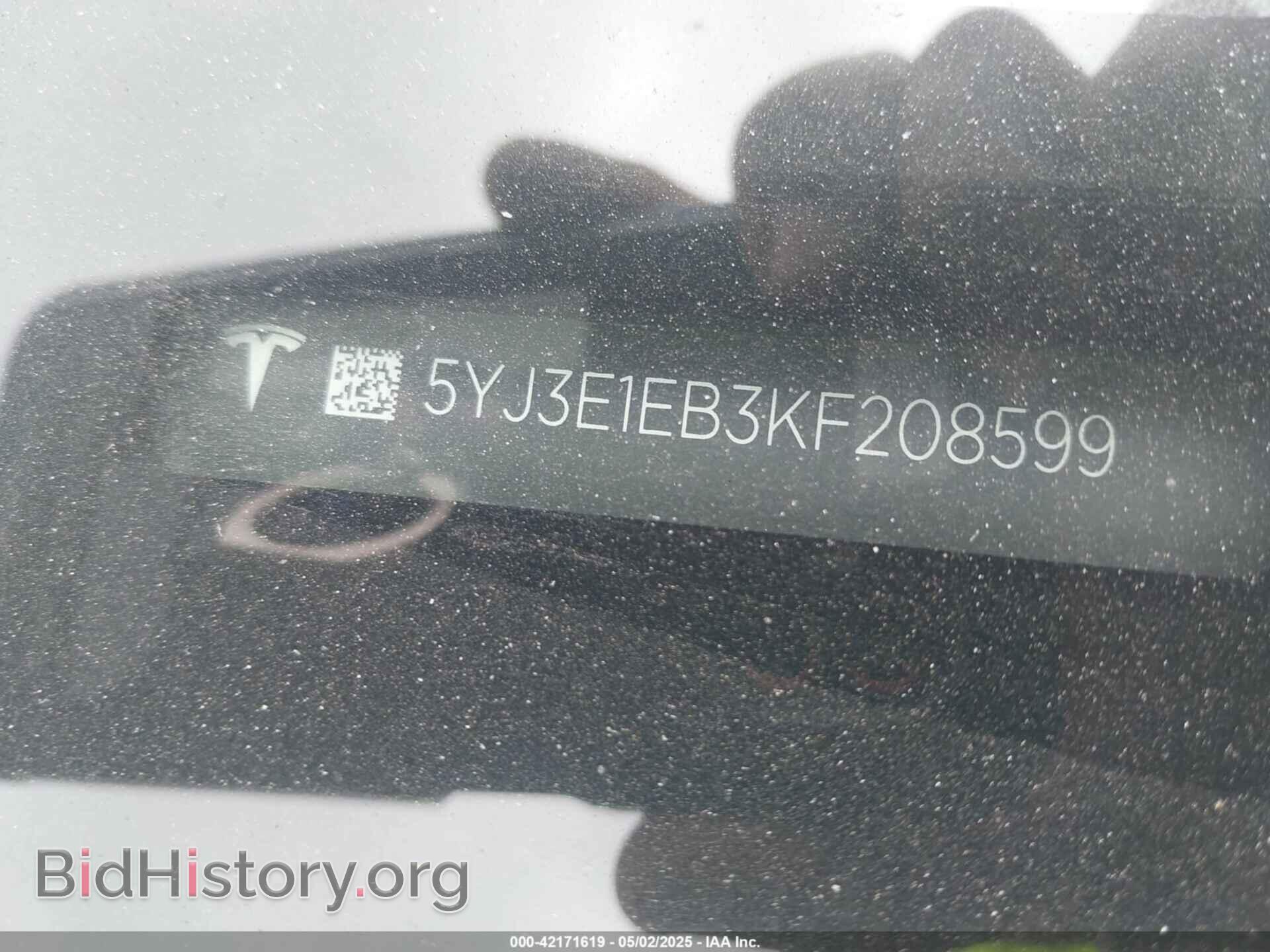 2019 TESLA MODEL 3 - VIN: 5YJ3E1EB3KF208599 - Photo 9
