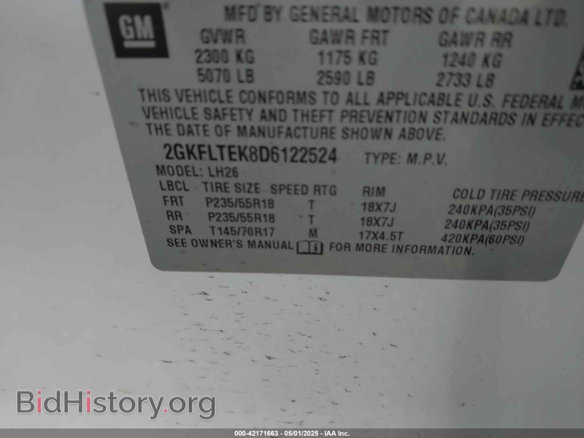 2013 GMC TERRAIN - VIN: 2GKFLTEK8D6122524 - Photo 9