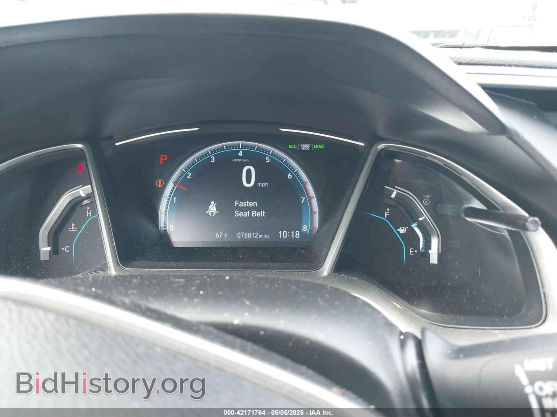 2019 HONDA CIVIC - VIN: 19XFC1F32KE211316 - Фото 7