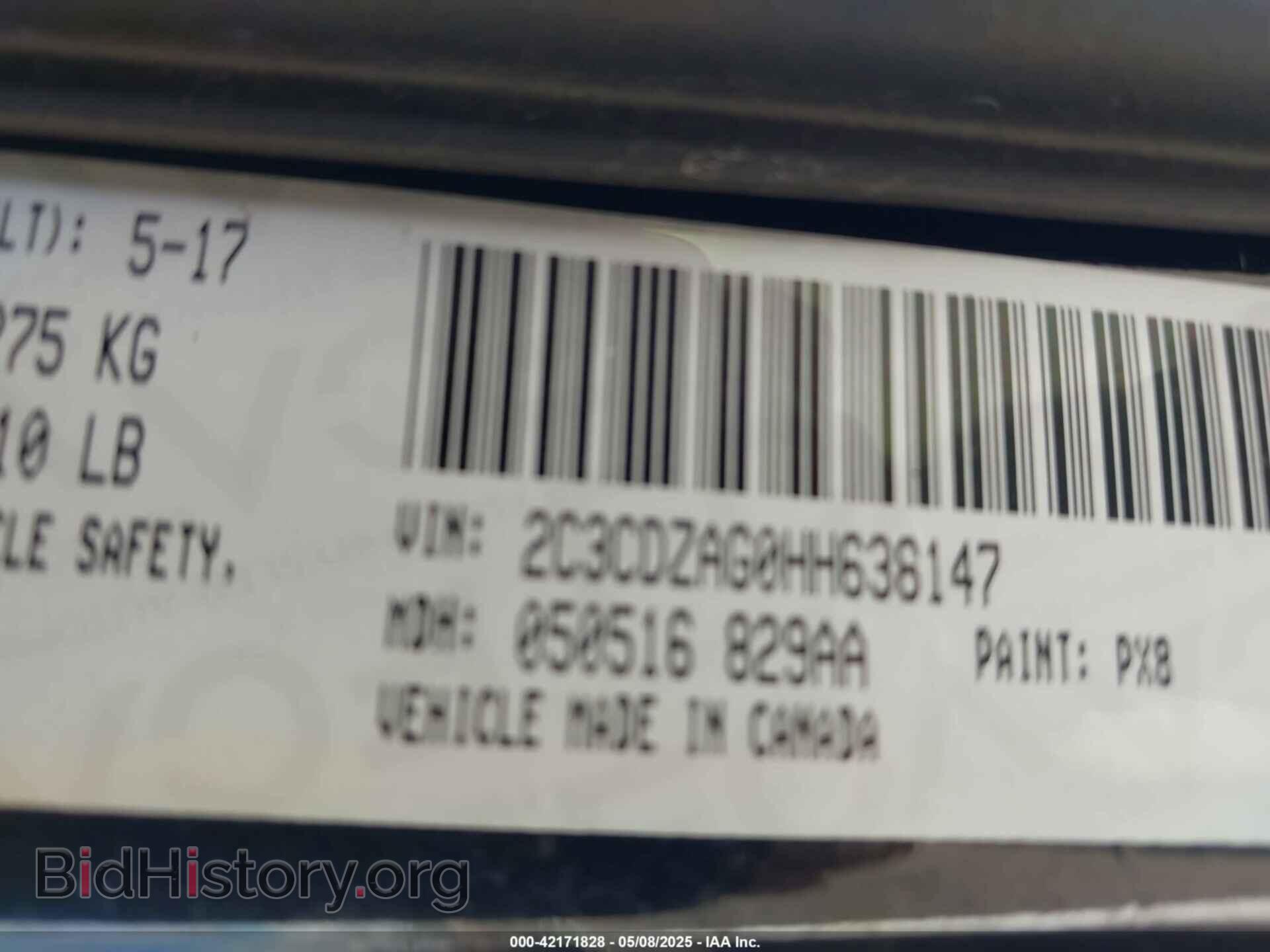 2017 DODGE CHALLENGER - VIN: 2C3CDZAG0HH638147 - Photo 9