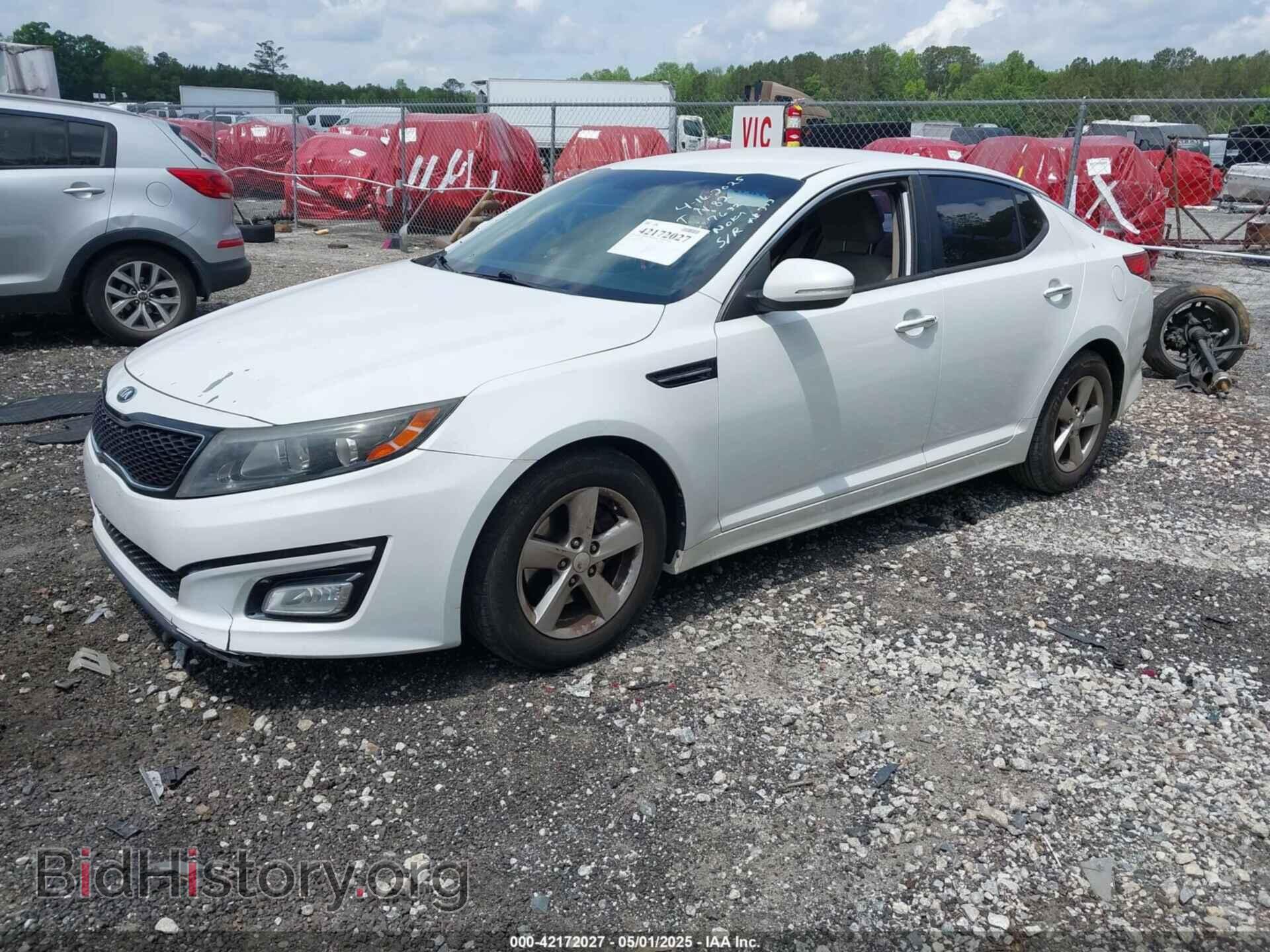 2014 KIA OPTIMA - VIN: 5XXGM4A74EG317632 - Фото 2