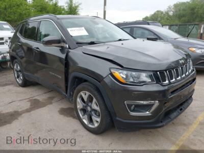 2019 Jeep COMPASS Limited FWD, серый — VIN 3C4NJCCB7KT777783, IAAI