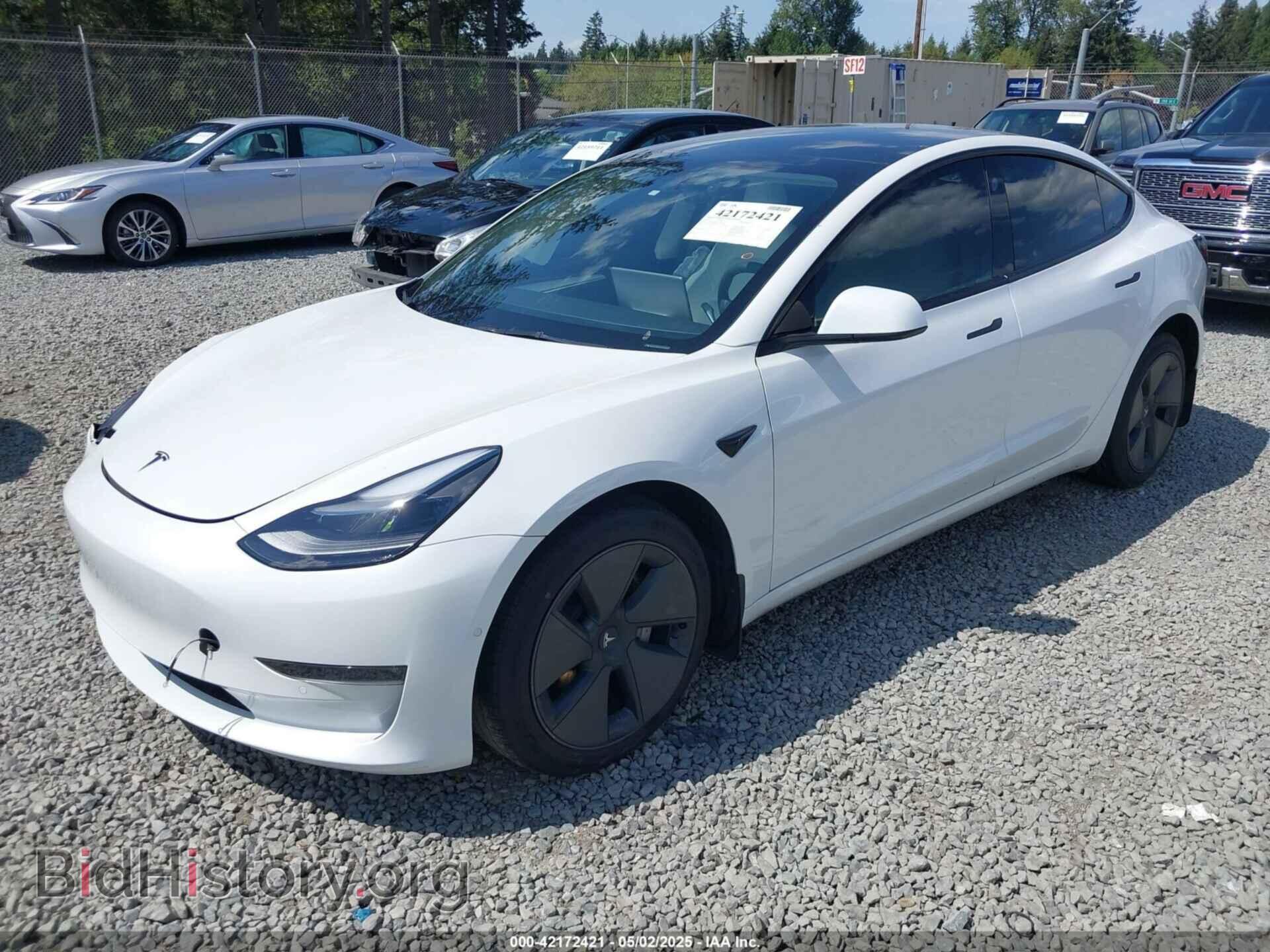 2022 TESLA MODEL 3 - VIN: 5YJ3E1EB6NF110719 - Фото 2