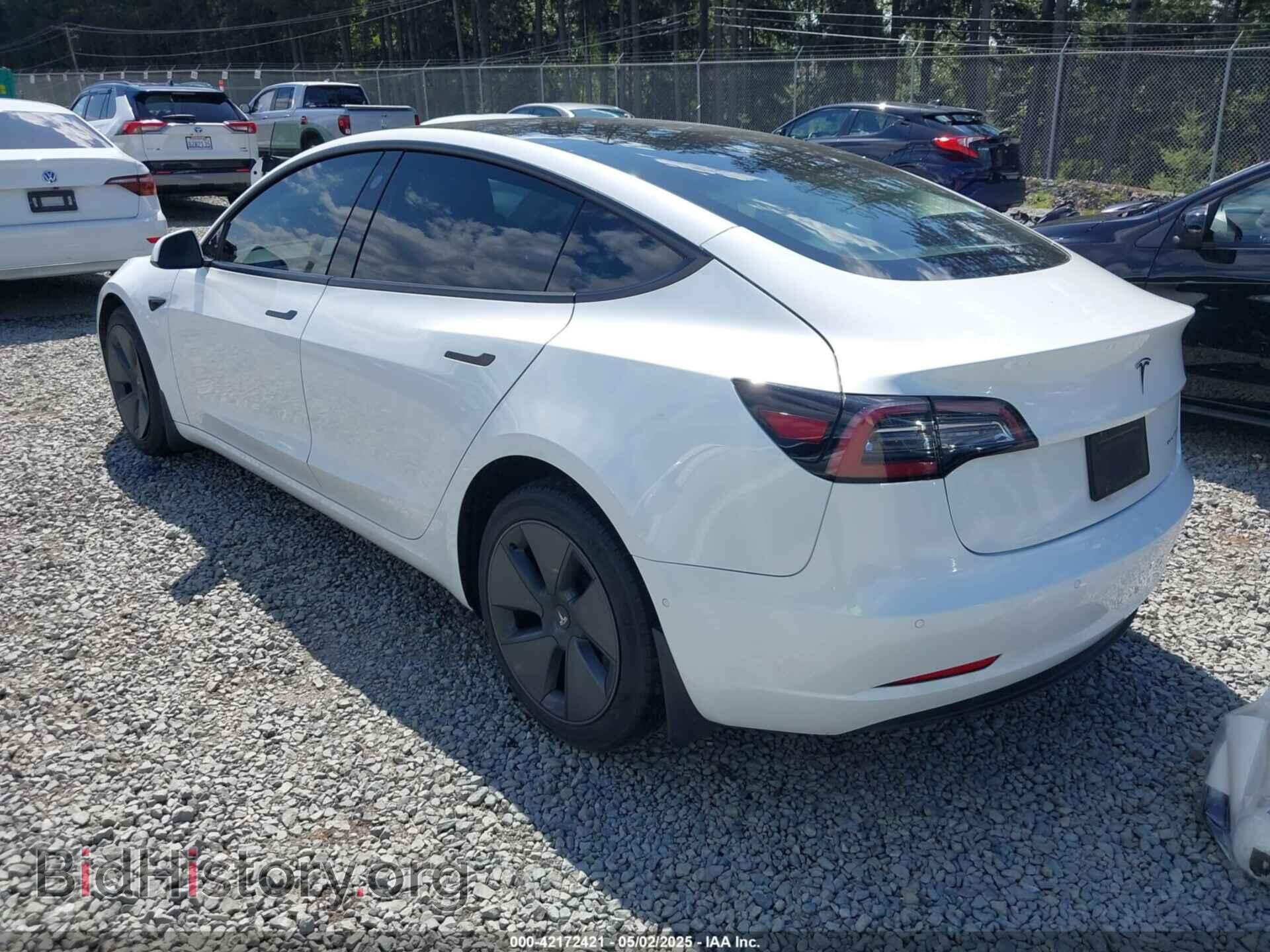 2022 TESLA MODEL 3 - VIN: 5YJ3E1EB6NF110719 - Фото 3