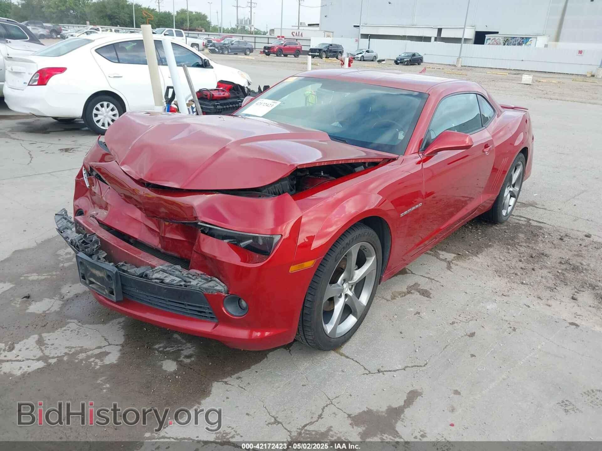 2014 CHEVROLET CAMARO - VIN: 2G1FB1E31E9310984 - Фото 2