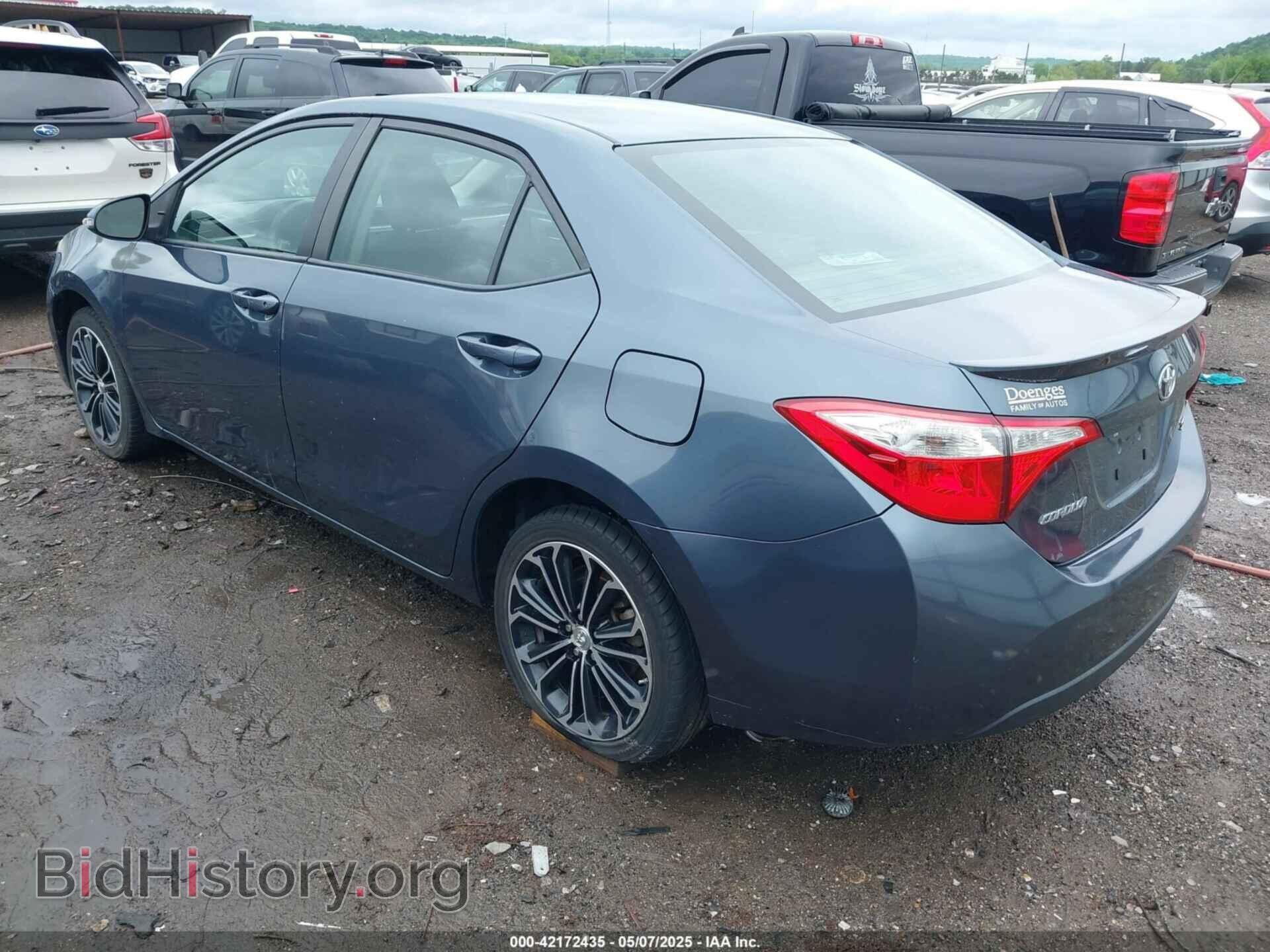2014 TOYOTA COROLLA - VIN: 2T1BURHE2EC103175 - Фото 3