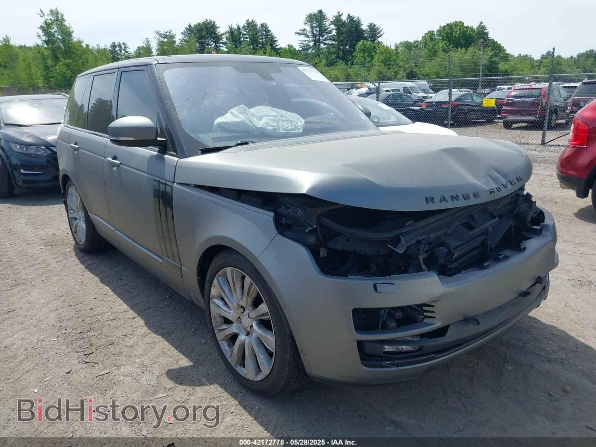 Photo SALGS2EF4GA287907 - LAND ROVER RANGE ROVER 2016