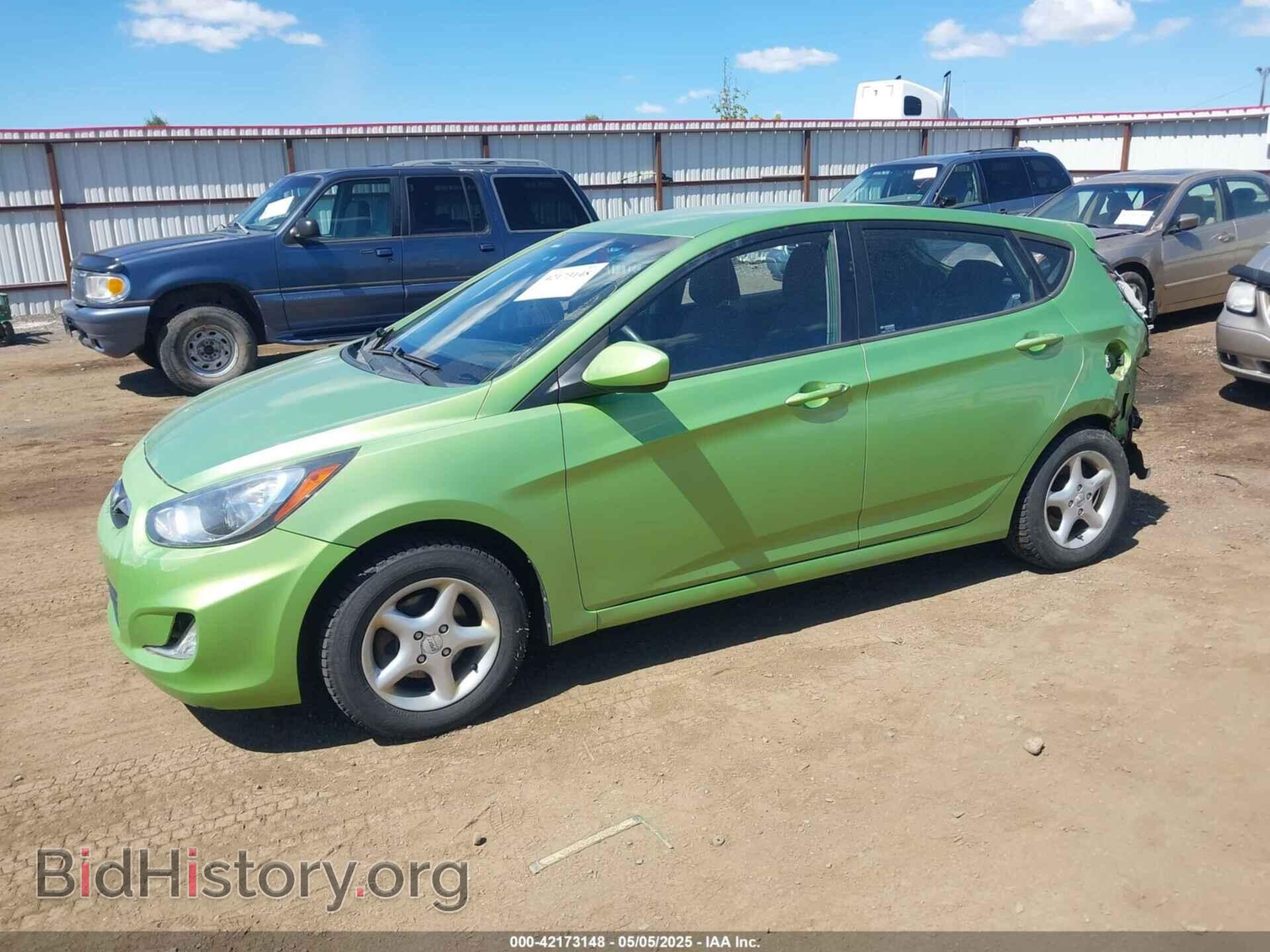 2012 HYUNDAI ACCENT - VIN: KMHCU5AE6CU030752 - Фото 2