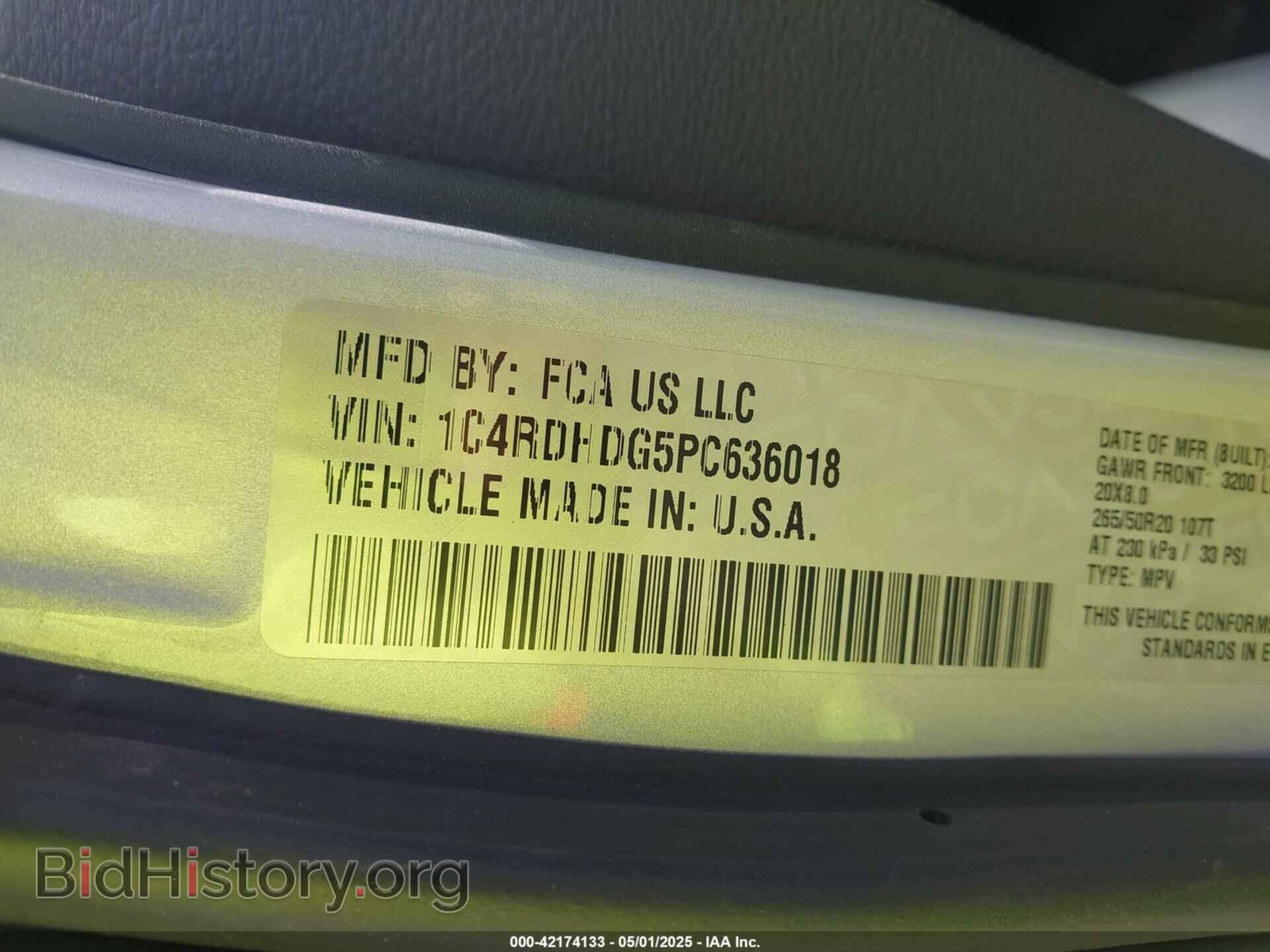 2023 DODGE DURANGO - VIN: 1C4RDHDG5PC636018 - Фото 9