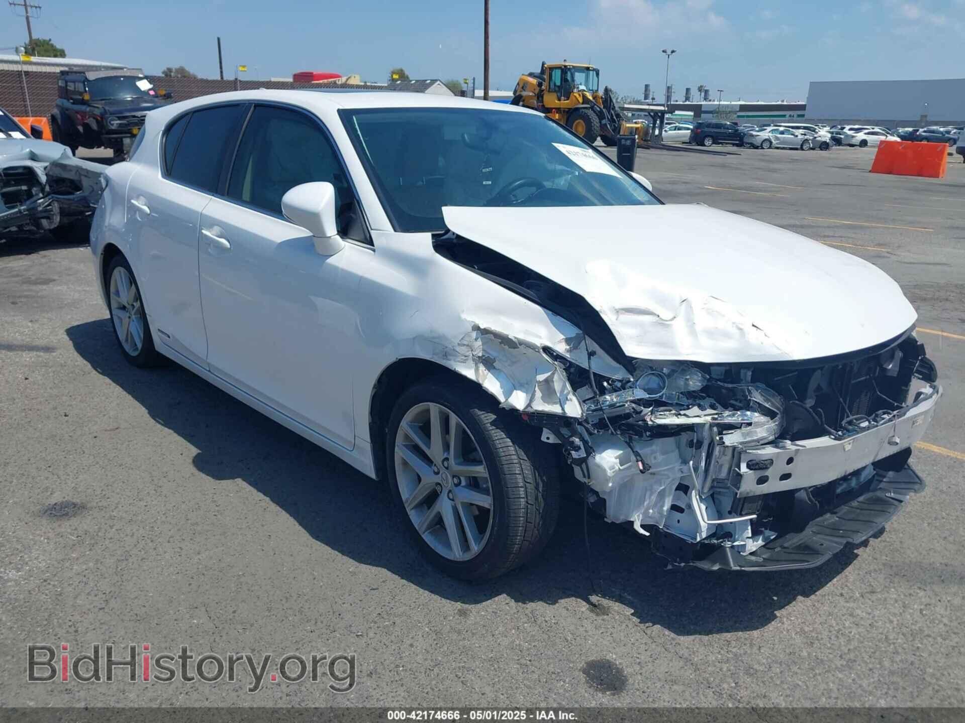 Photo JTHKD5BH9E2185172 - LEXUS CT 200H 2014
