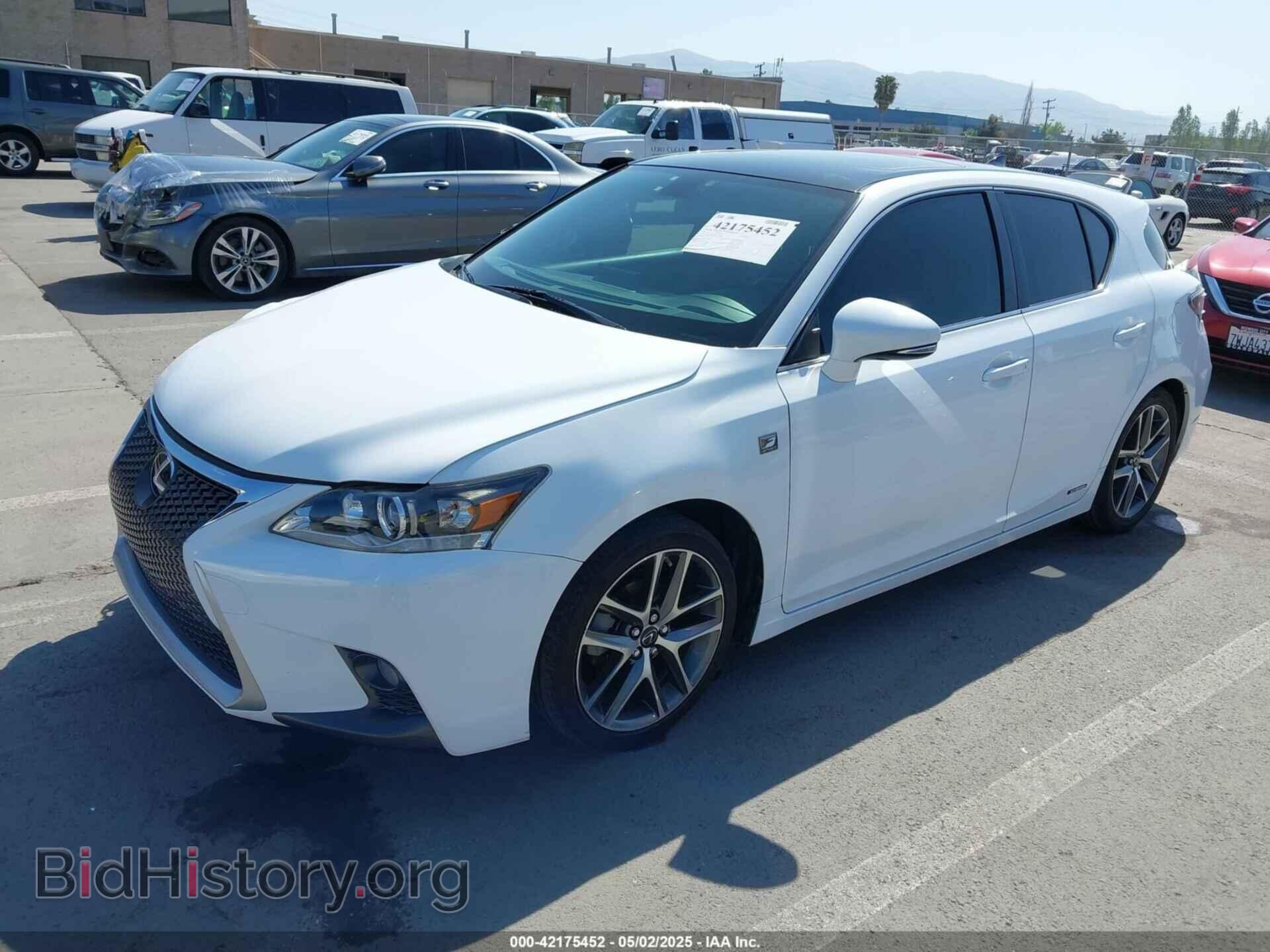2015 LEXUS CT 200H - VIN: JTHKD5BH8F2234976 - Фото 2