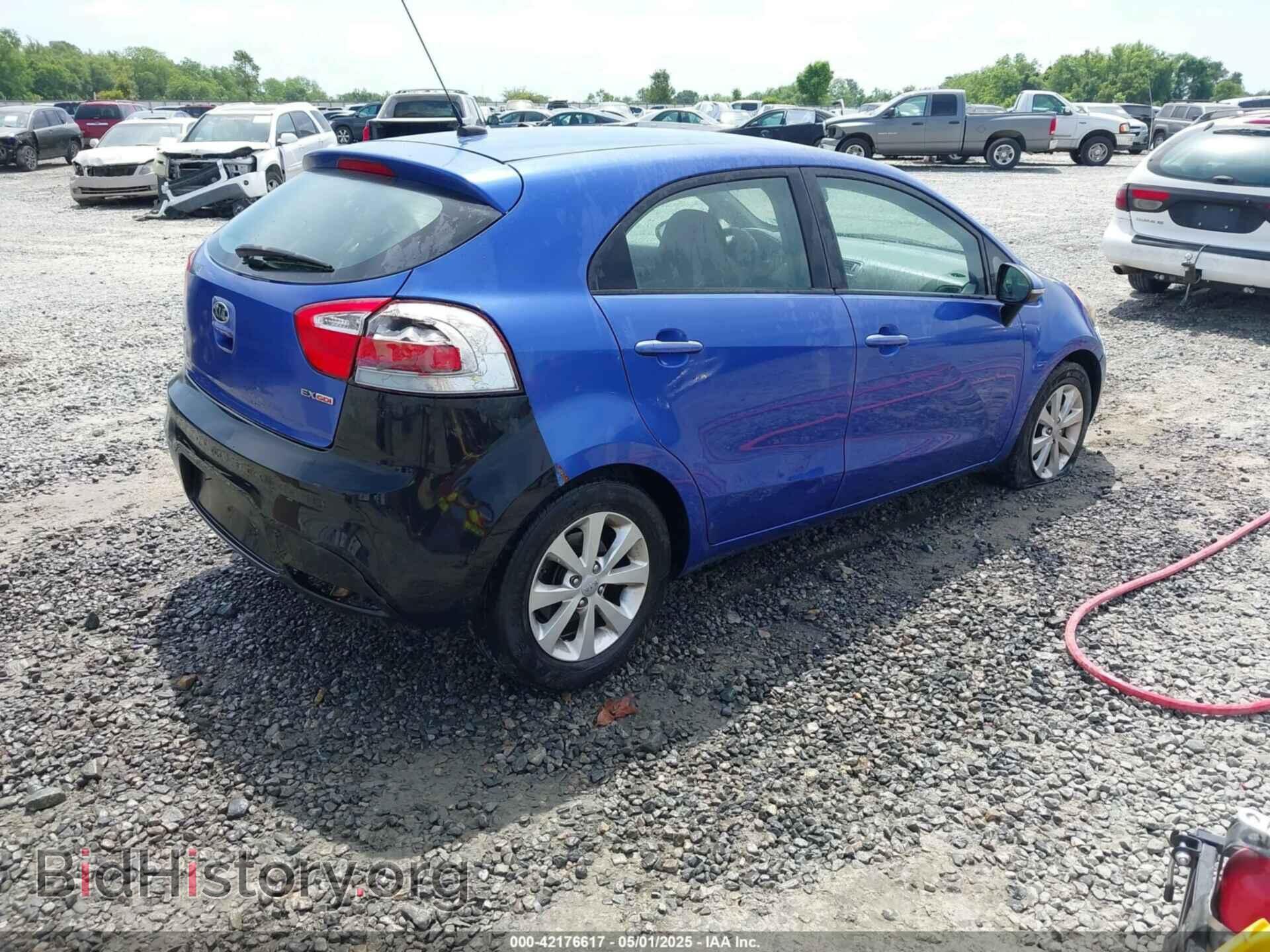 2012 KIA RIO5 - VIN: KNADN5A38C6036526 - Фото 4