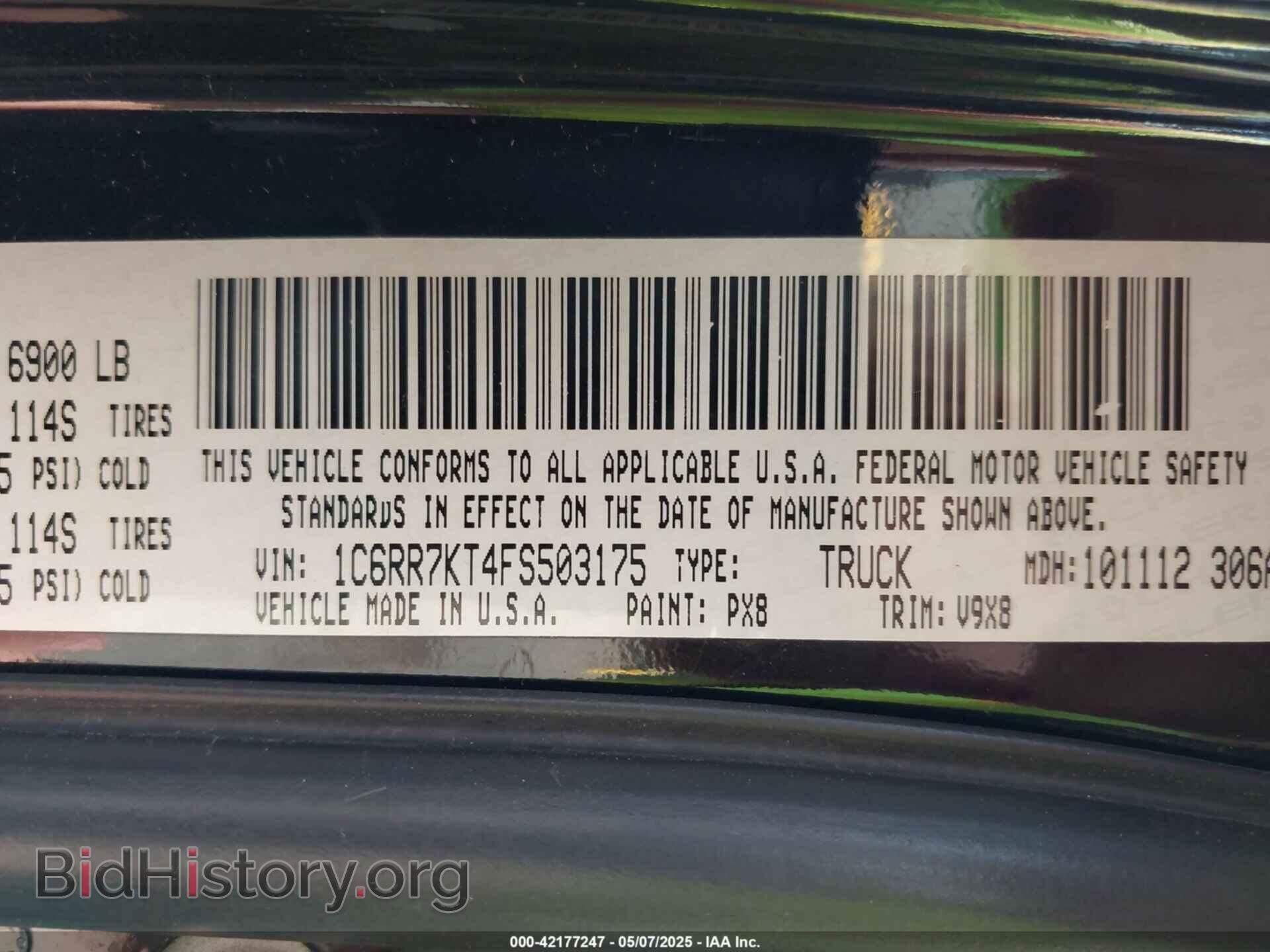 2015 RAM 1500 - VIN: 1C6RR7KT4FS503175 - Photo 9