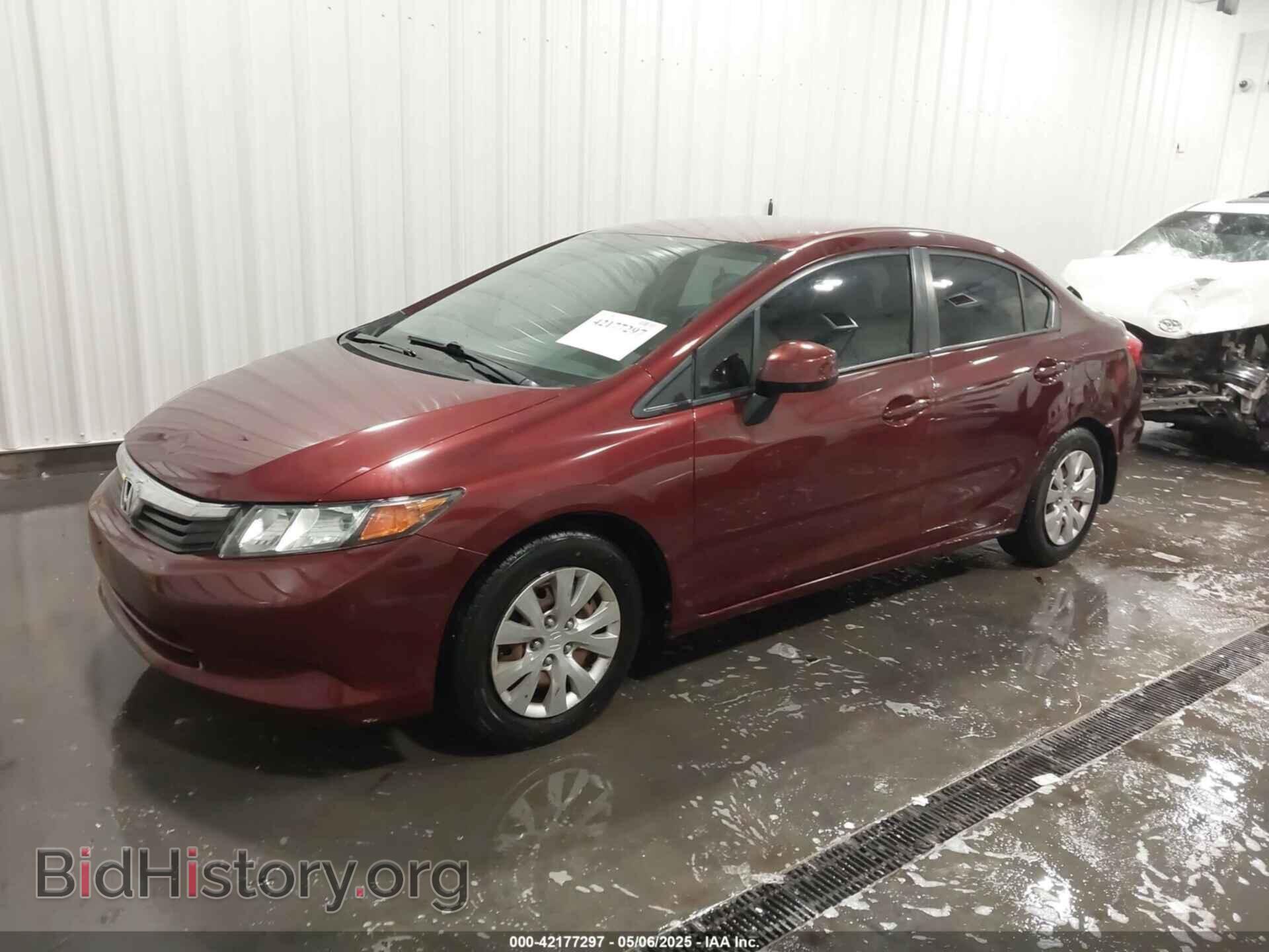 2012 HONDA CIVIC - VIN: 2HGFB2F5XCH608094 - Фото 2