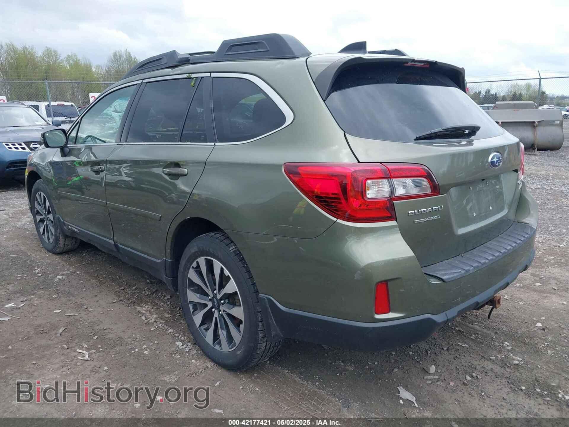 2016 SUBARU OUTBACK - VIN: 4S4BSALC9G3242546 - Фото 3