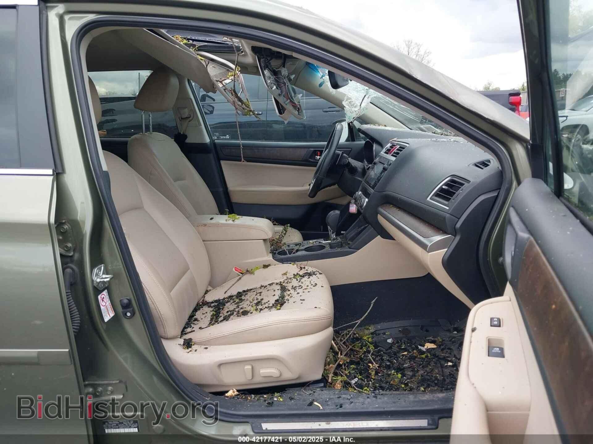 2016 SUBARU OUTBACK - VIN: 4S4BSALC9G3242546 - Фото 5