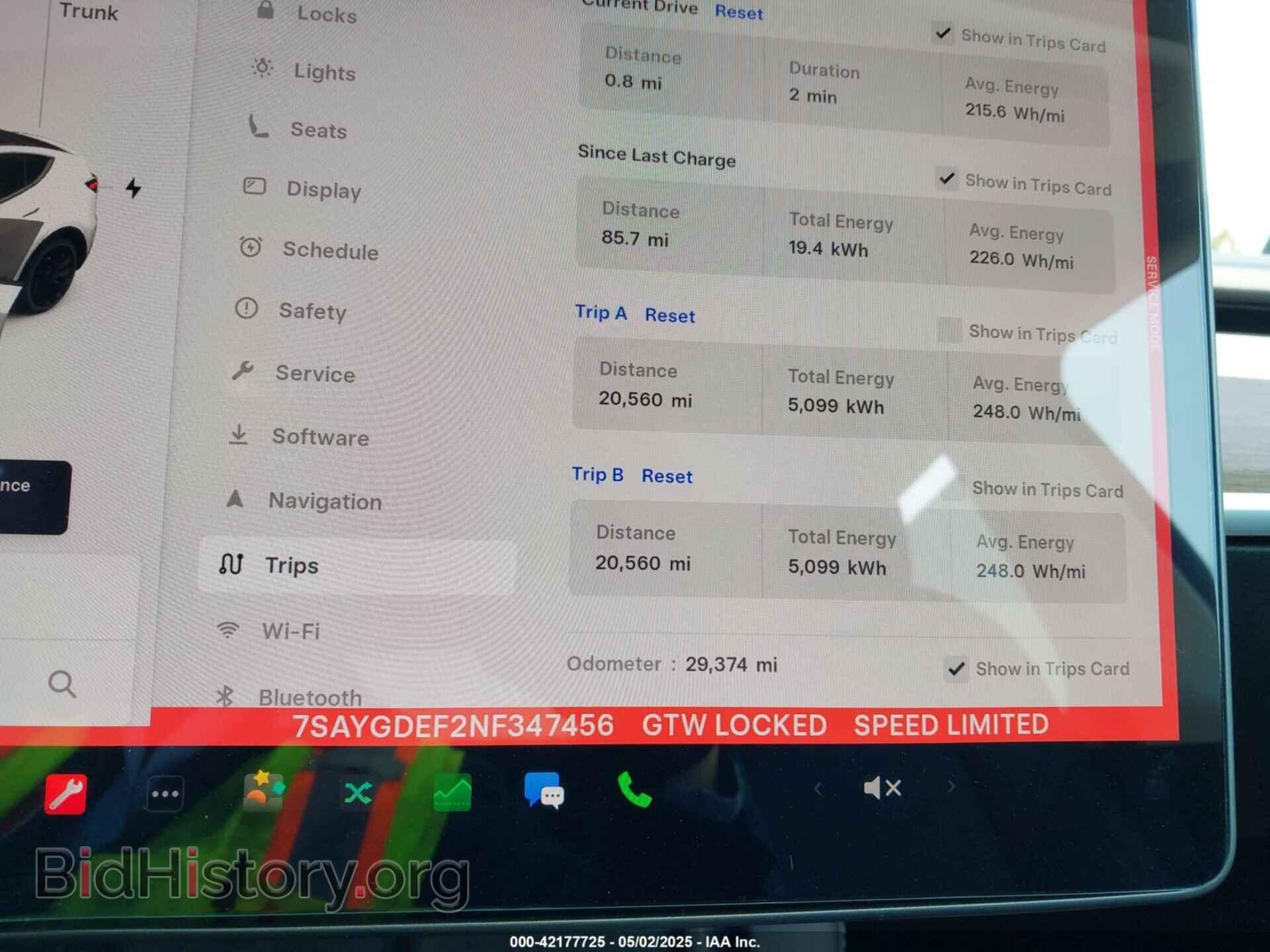 2022 TESLA MODEL Y - VIN: 7SAYGDEF2NF347456 - Фото 7