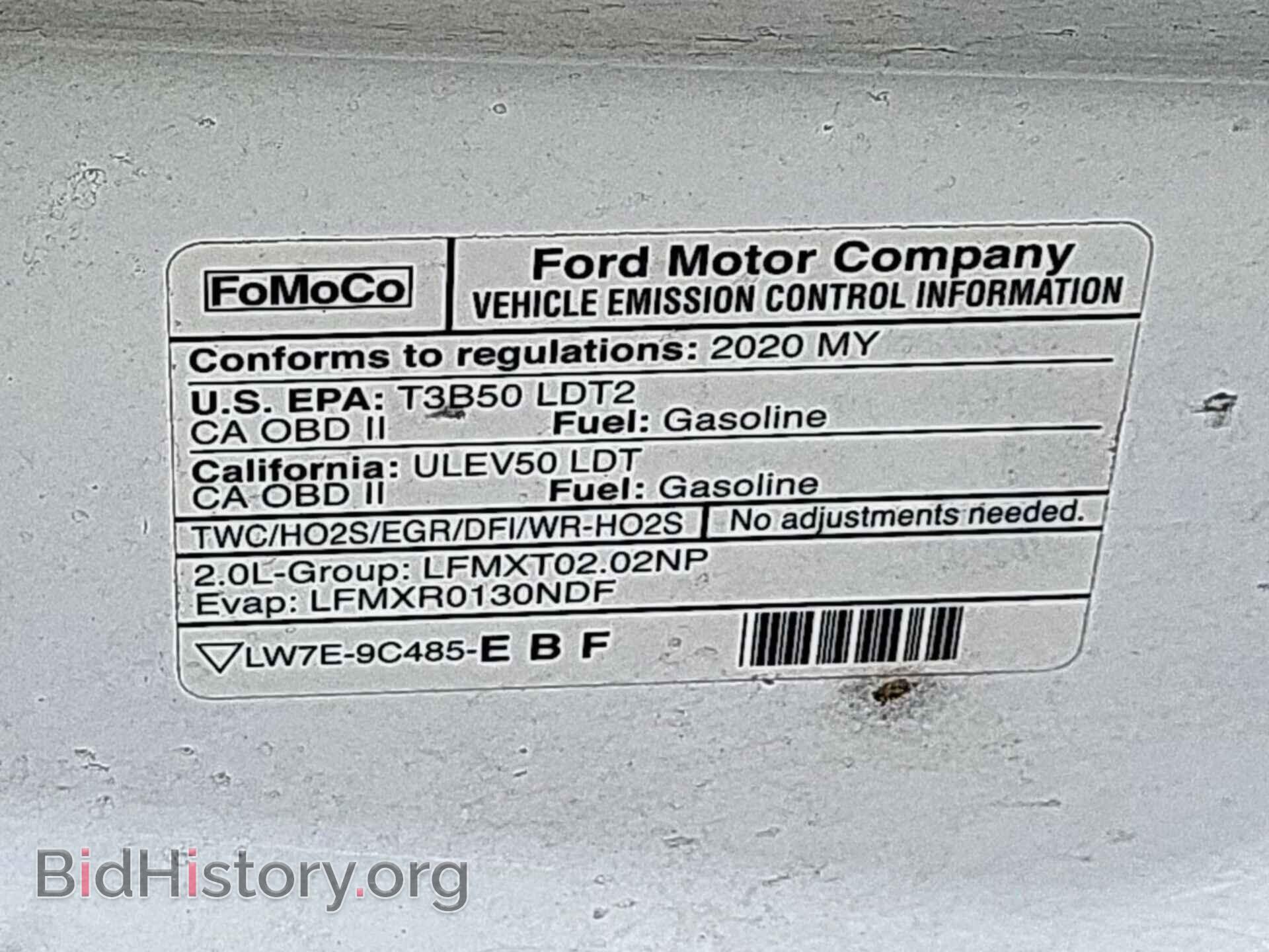 2020 FORD TRANSIT CONNECT - VIN: NM0LS7E20L1480725 - Photo 6