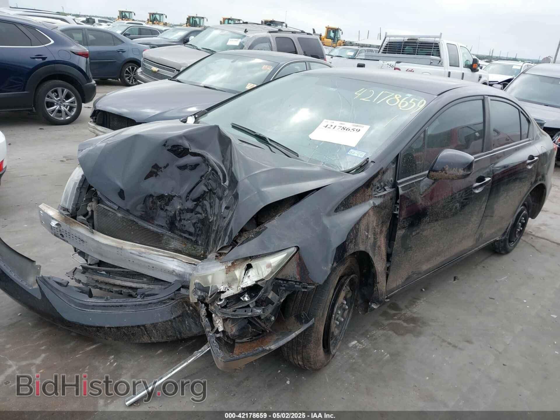 2013 HONDA CIVIC - VIN: 19XFB2F59DE018691 - Фото 2