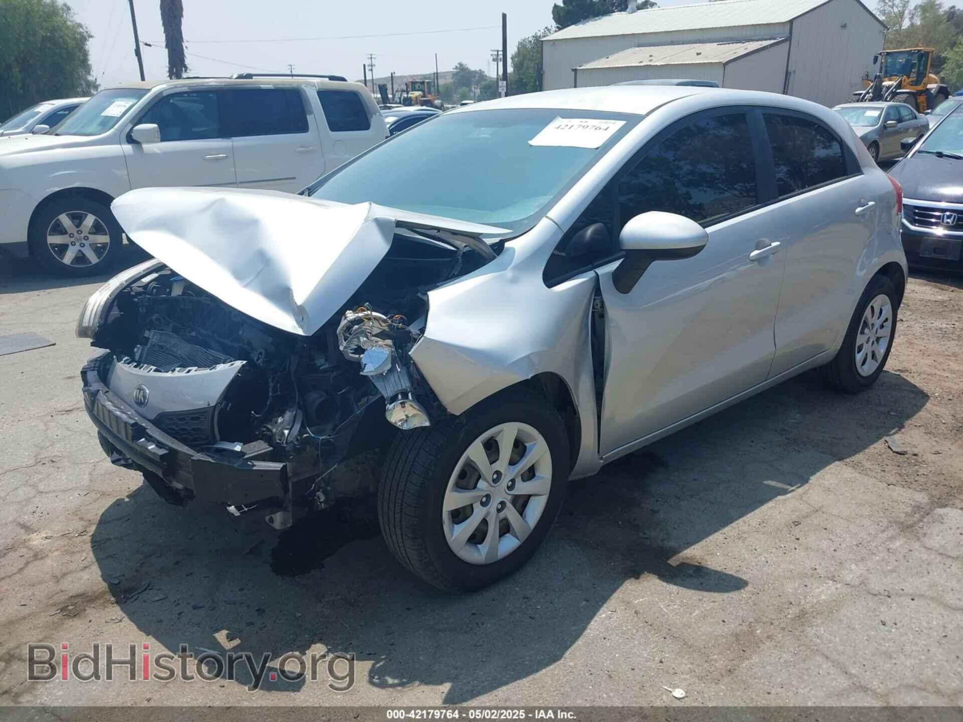 2013 KIA RIO - VIN: KNADM5A37D6197695 - Фото 2