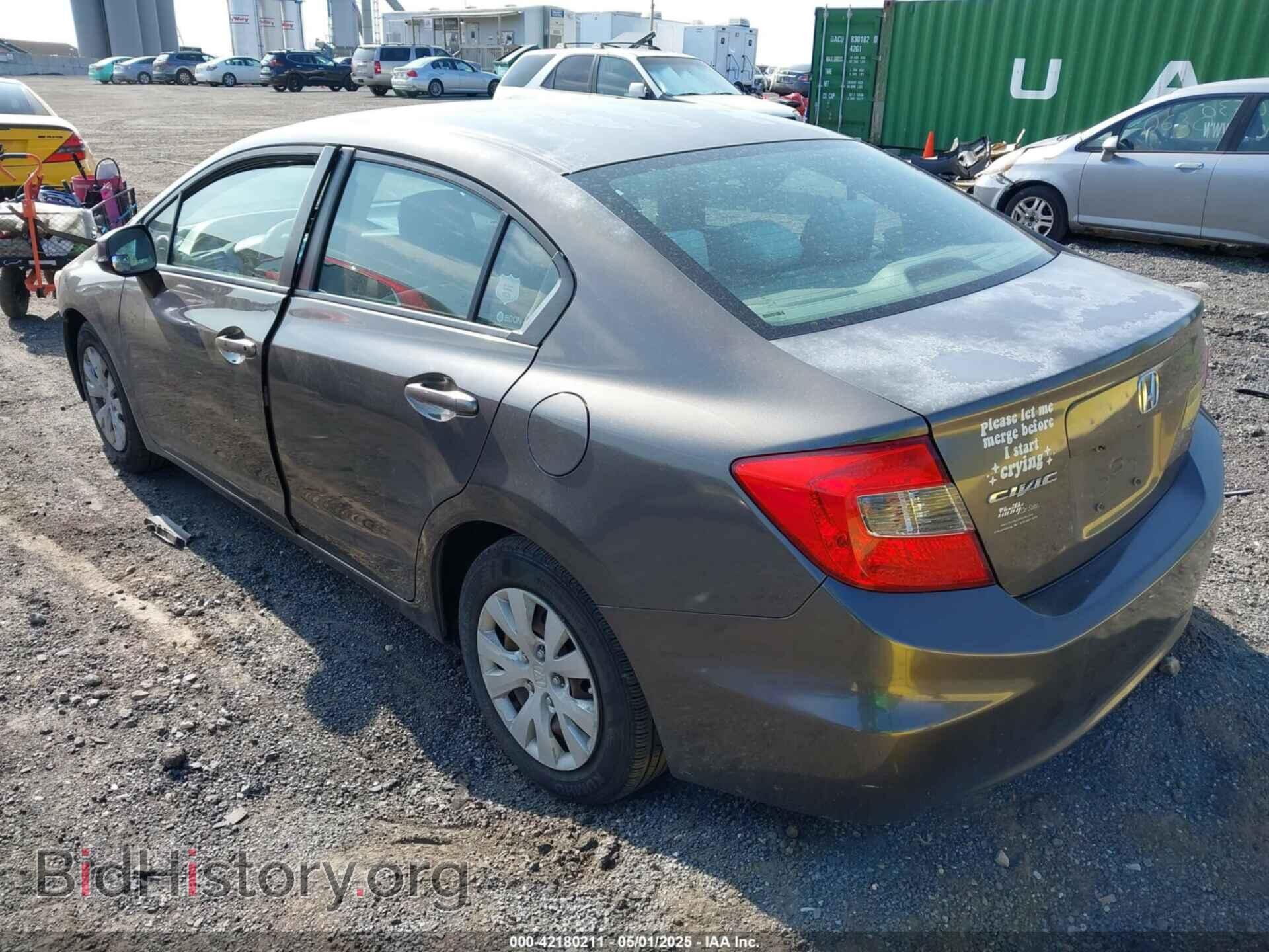 2012 HONDA CIVIC - VIN: 2HGFB2F59CH522856 - Фото 3