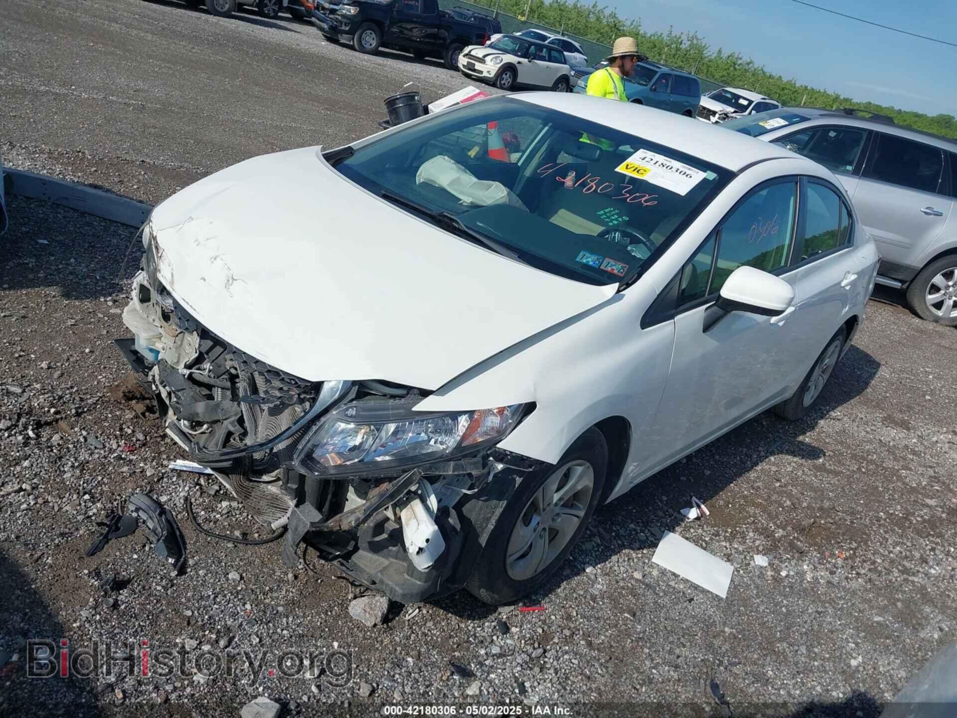 2014 HONDA CIVIC - VIN: 19XFB2F59EE201848 - Фото 2