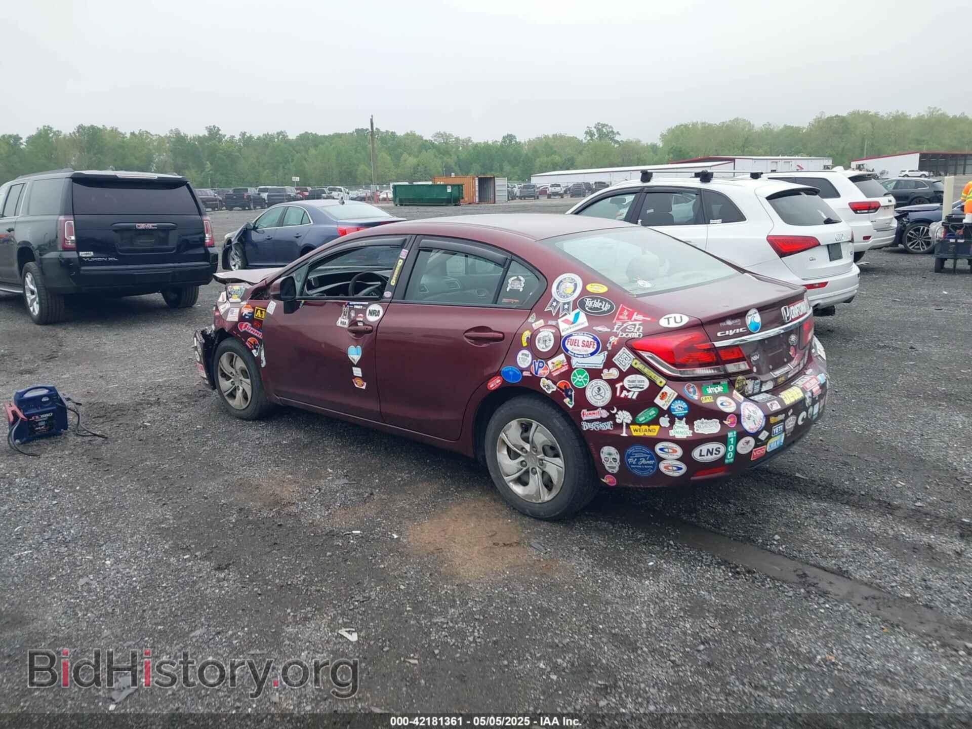 2013 HONDA CIVIC - VIN: 2HGFB2F55DH503870 - Фото 3