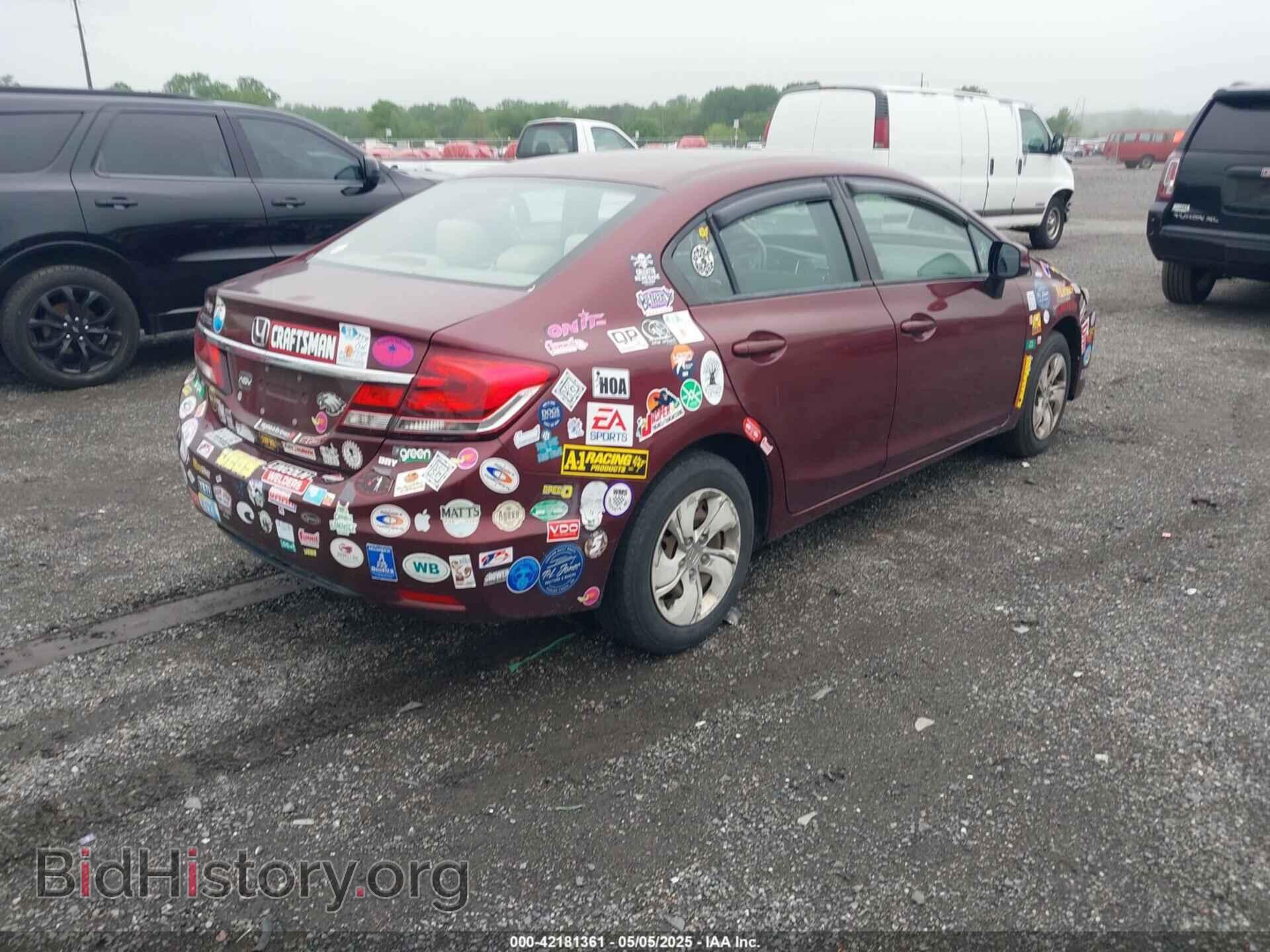 2013 HONDA CIVIC - VIN: 2HGFB2F55DH503870 - Фото 4