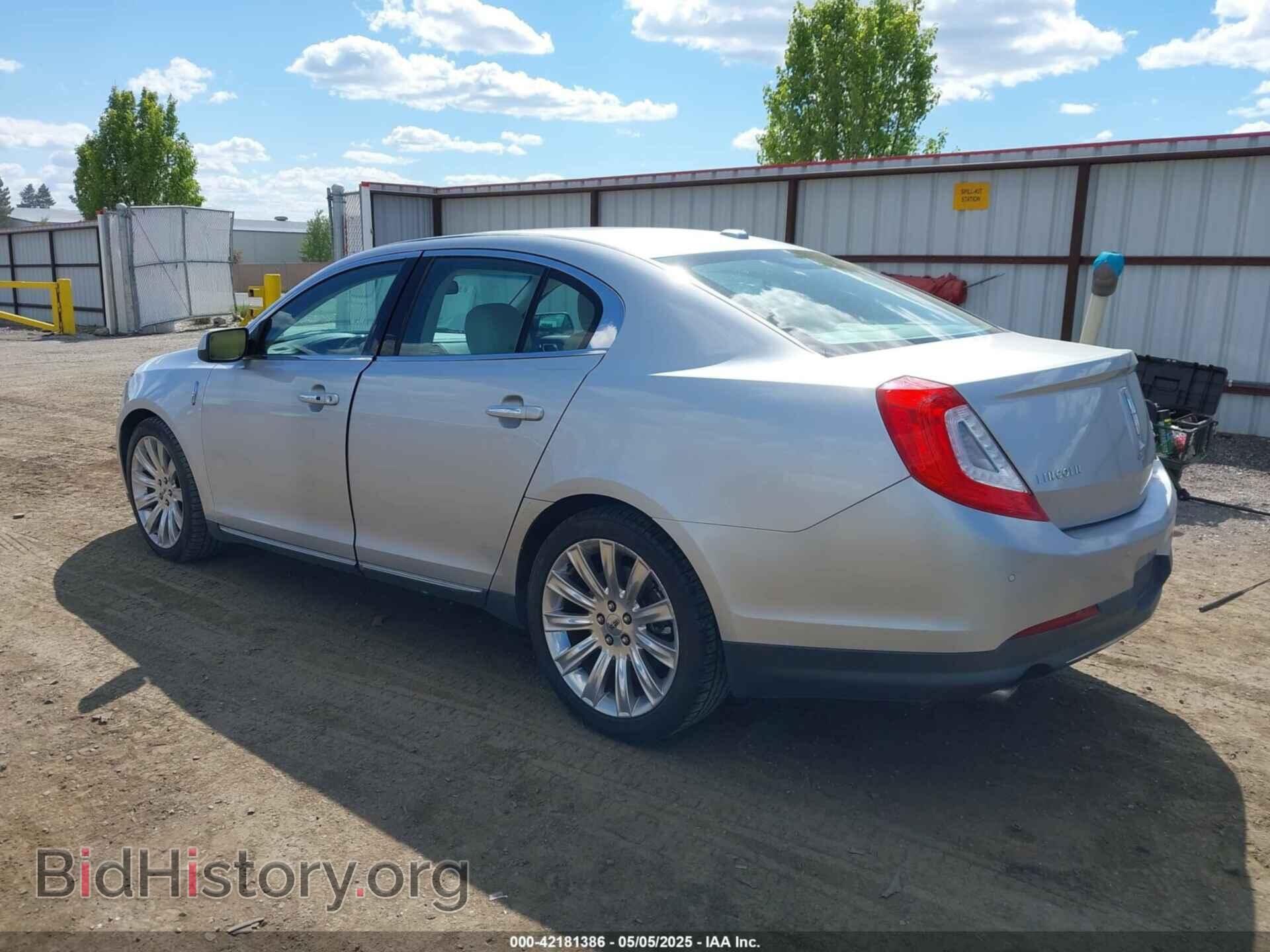 2013 LINCOLN MKS - VIN: 1LNHL9FT1DG614953 - Фото 3