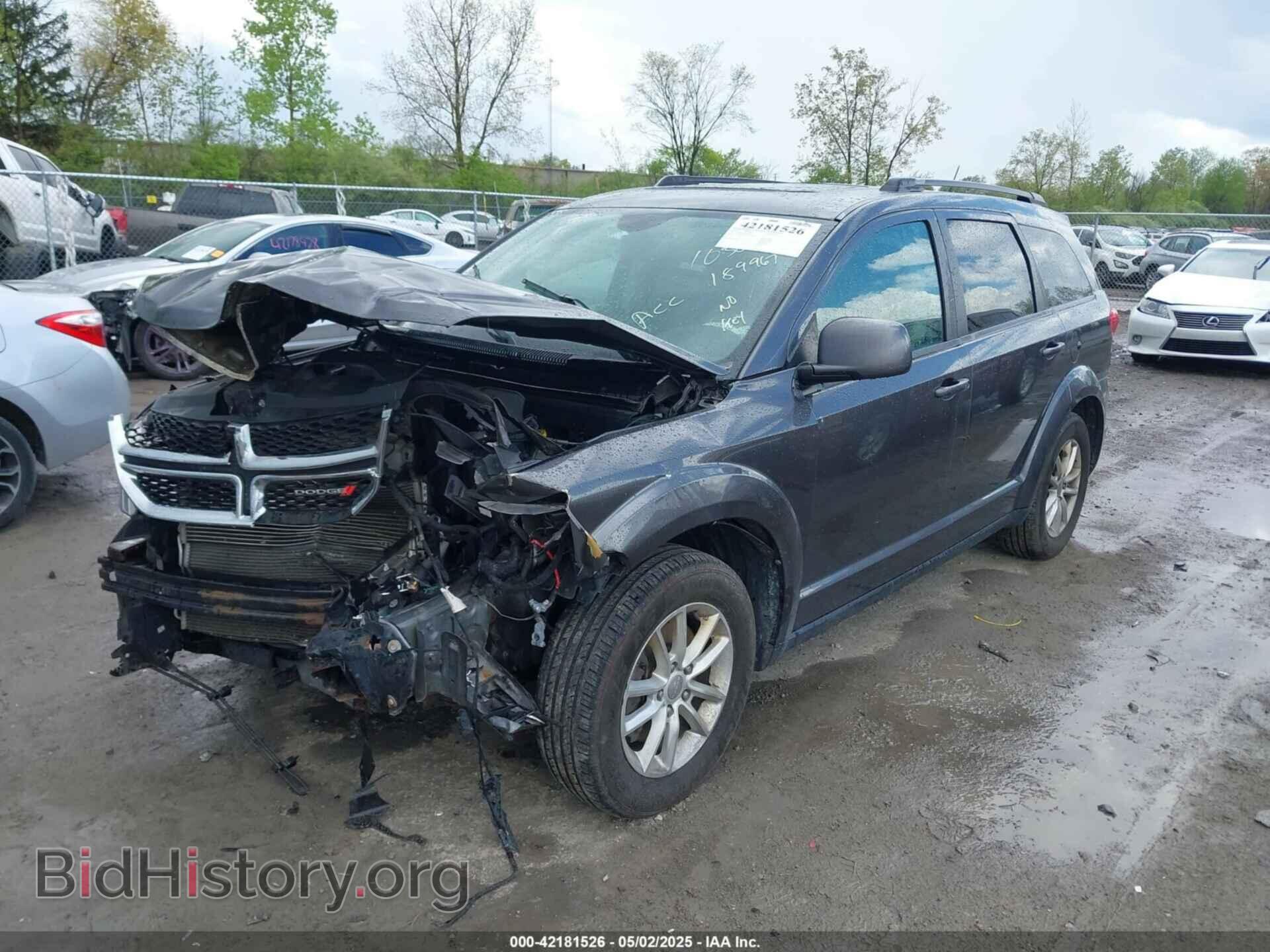 2014 DODGE JOURNEY - VIN: 3C4PDCBB5ET189967 - Фото 2