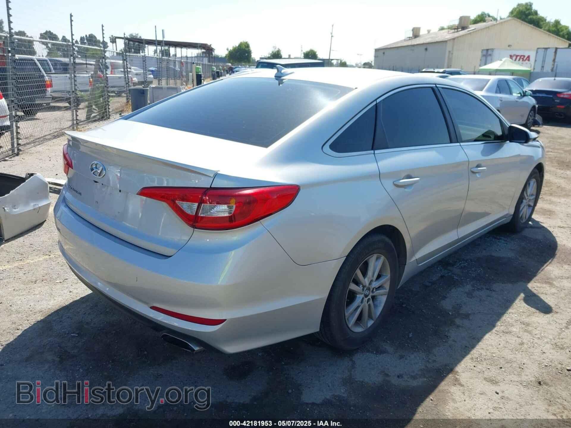 2017 HYUNDAI SONATA - VIN: 5NPE24AF5HH541585 - Фото 4