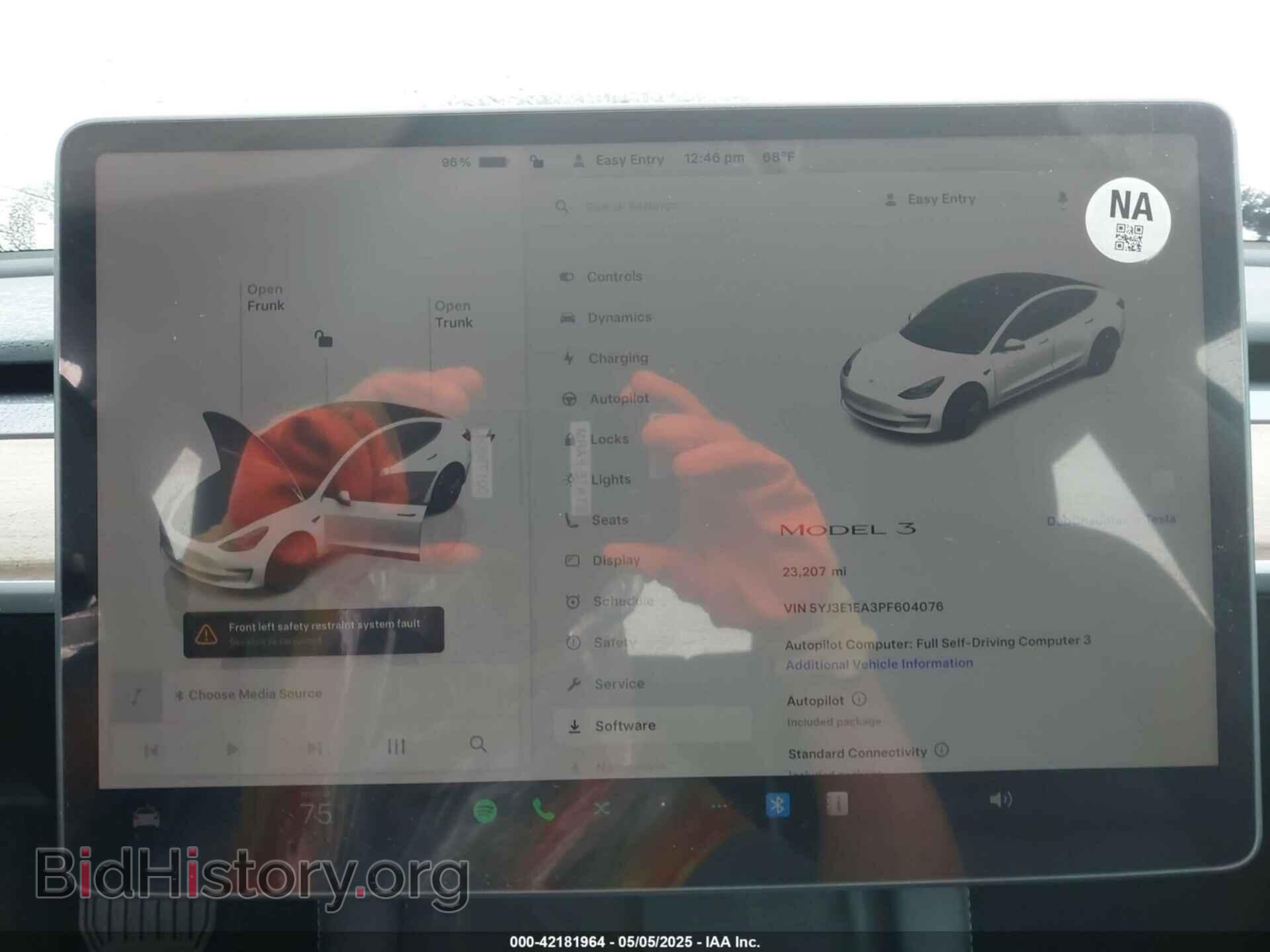 2023 TESLA MODEL 3 - VIN: 5YJ3E1EA3PF604076 - Фото 17