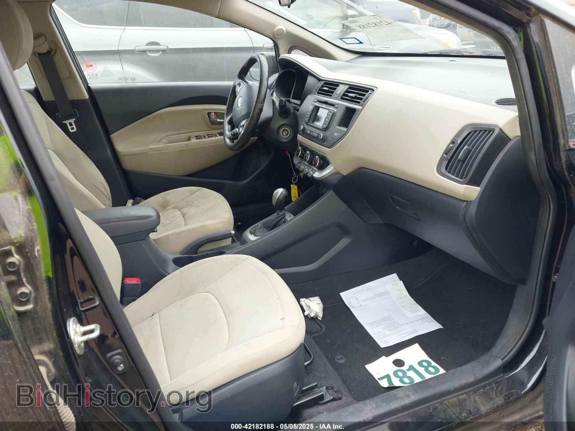 2013 KIA RIO - VIN: KNADN5A36D6245572 - Фото 5