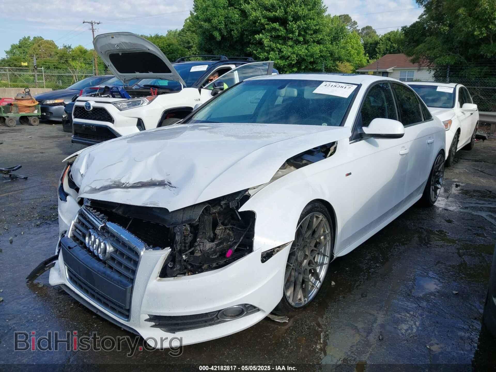 2012 AUDI A4 - VIN: WAUKFAFL3CA082929 - Фото 2
