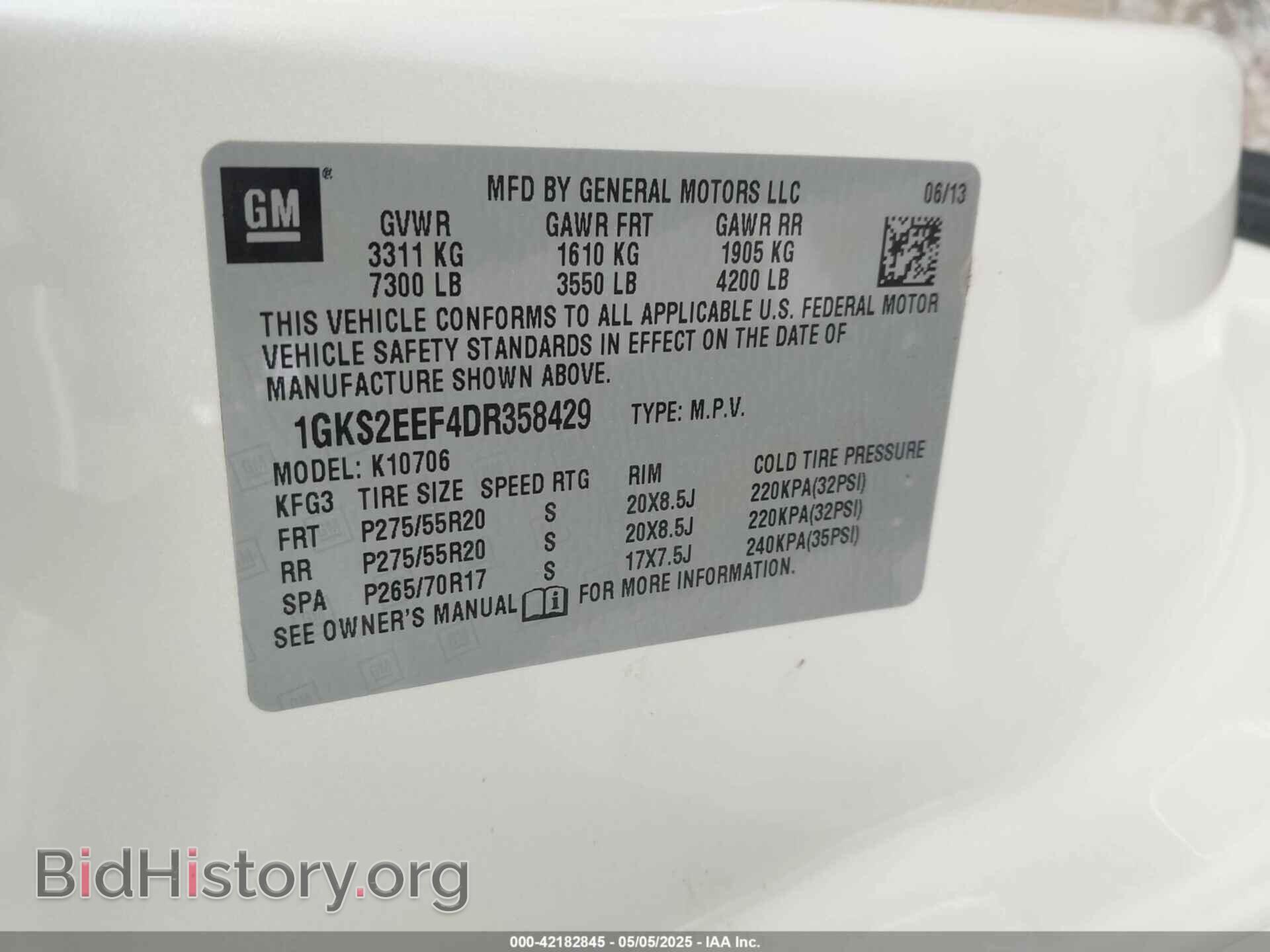 2013 GMC YUKON - VIN: 1GKS2EEF4DR358429 - Photo 9