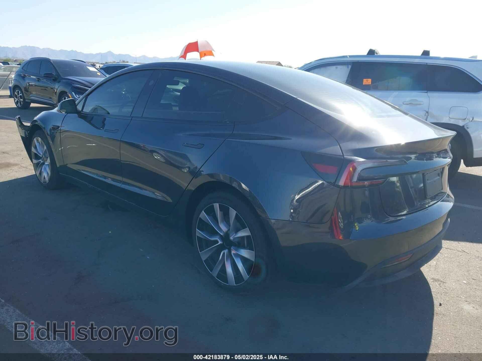 2025 TESLA MODEL 3 - VIN: 5YJ3E1EA4SF938576 - Фото 3