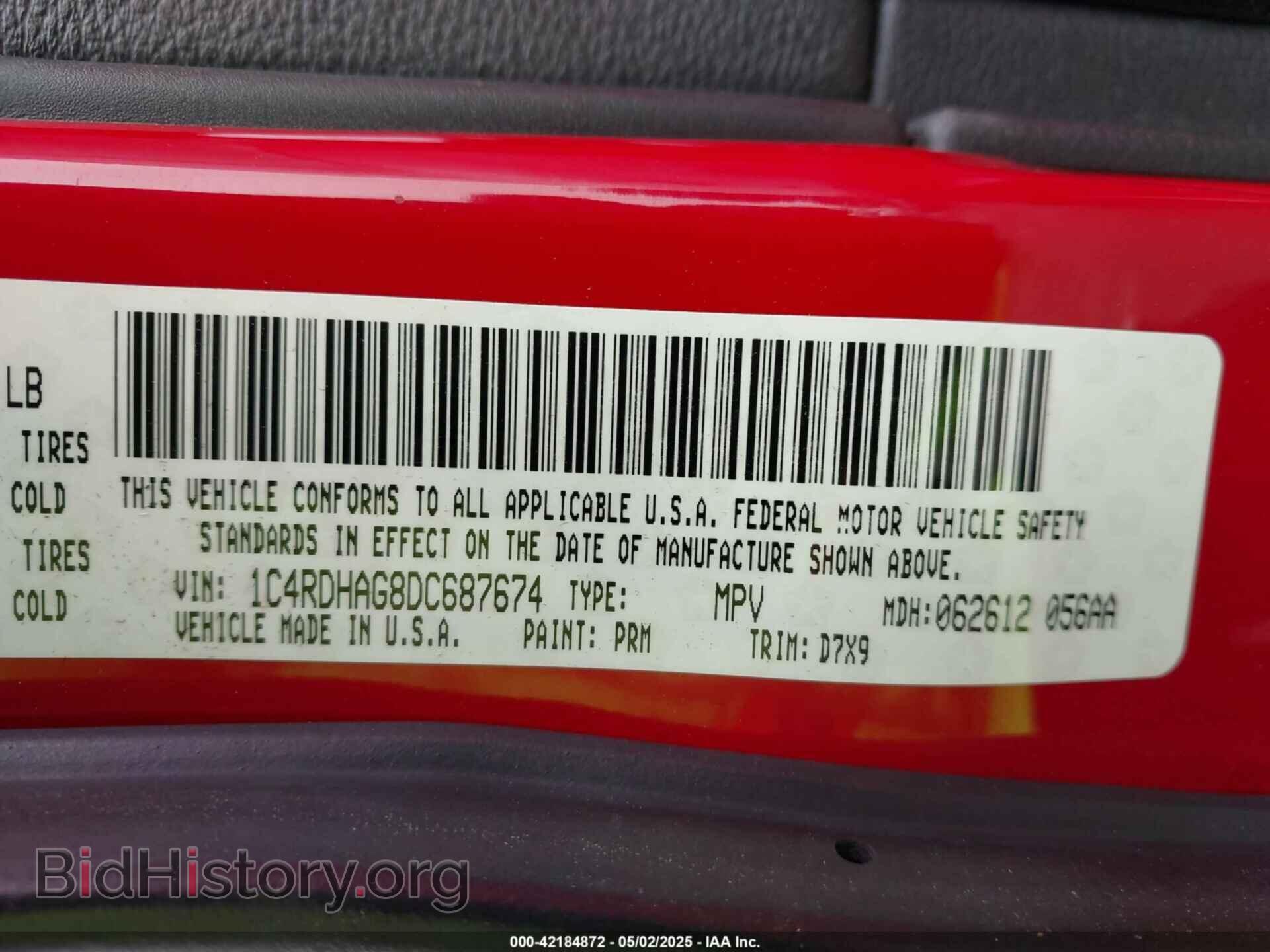 2013 DODGE DURANGO - VIN: 1C4RDHAG8DC687674 - Photo 9