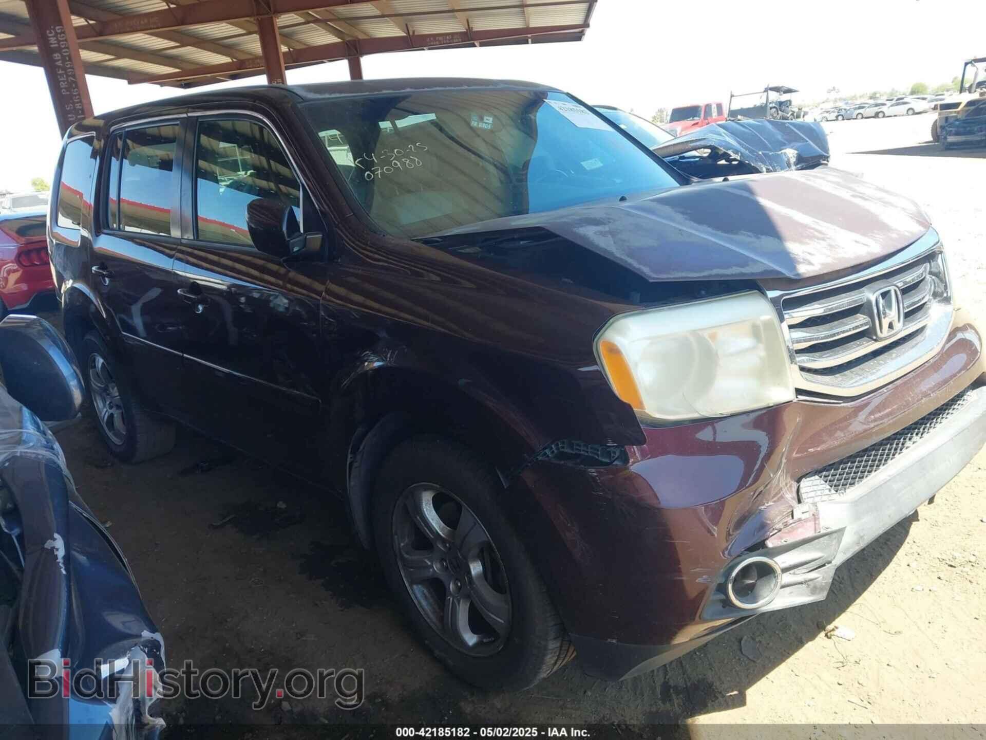 Фотография 5FNYF4H58CB070988 - HONDA PILOT 2012