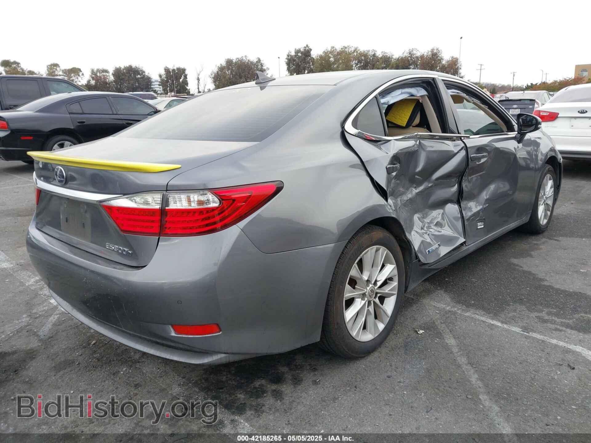2013 LEXUS ES 300H - VIN: JTHBW1GG5D2017997 - Фото 4